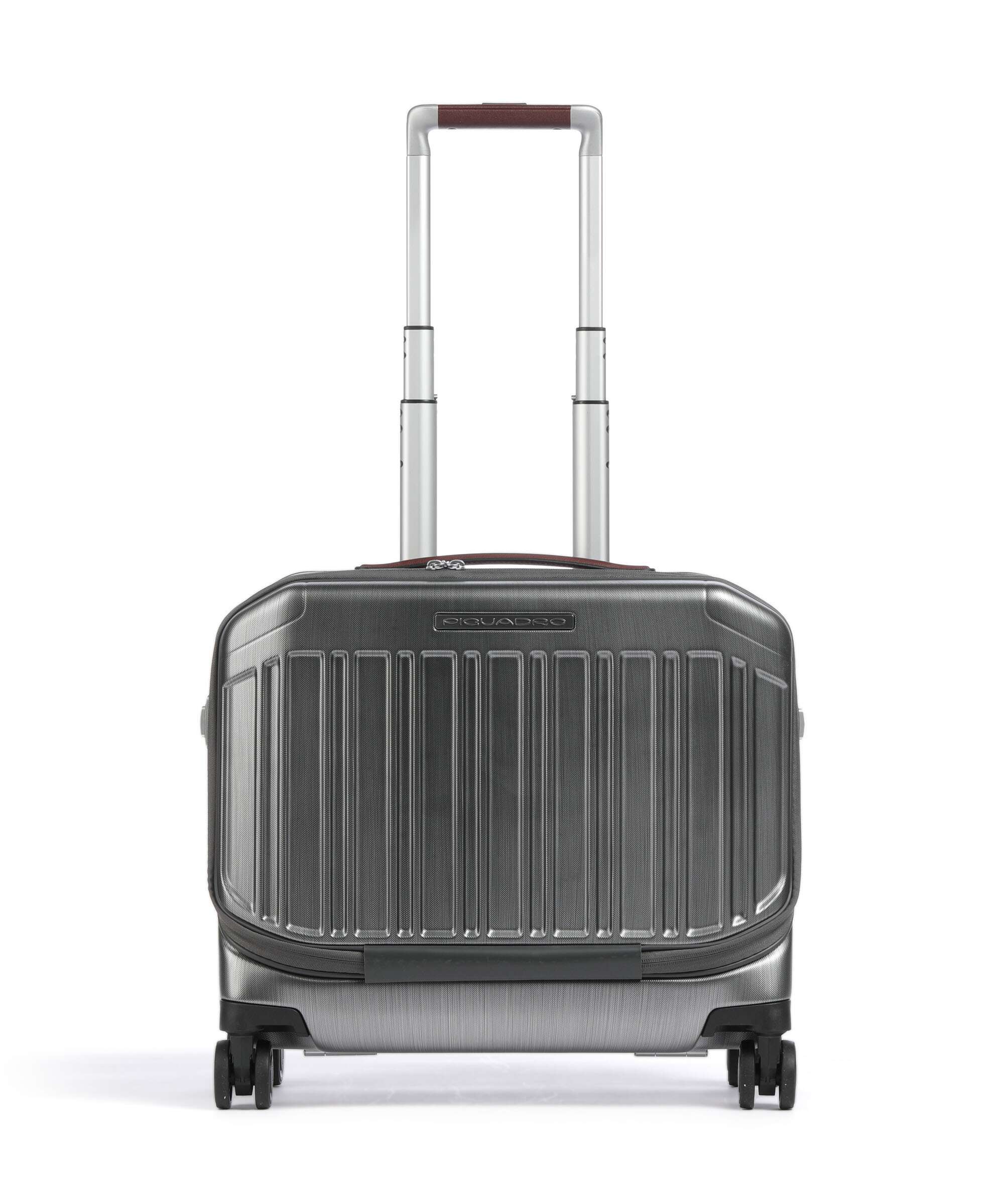Piquadro PQ-LM Rolling briefcase nero/cuoio