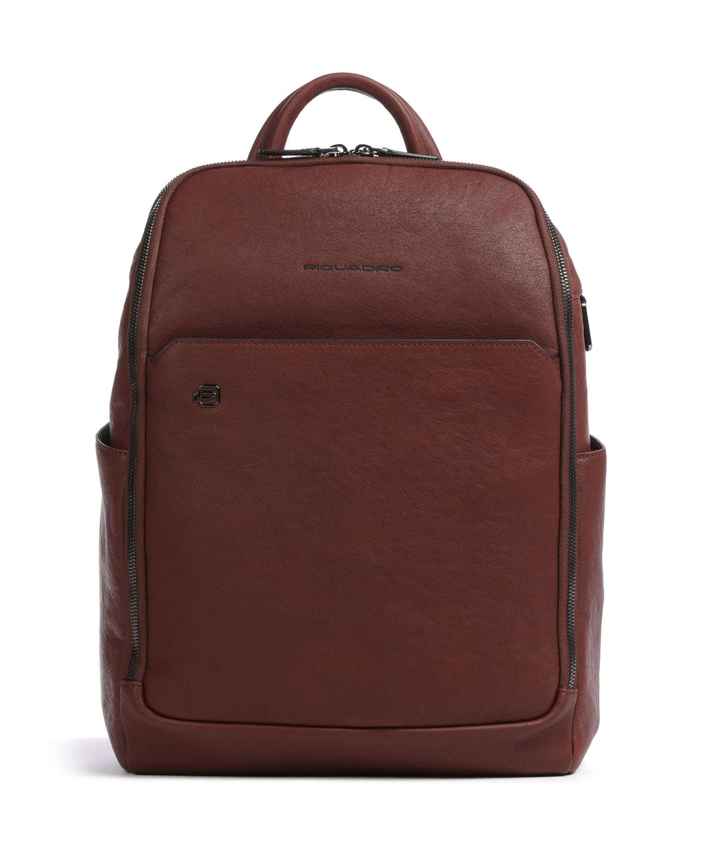 Piquadro Black Square Backpack tabacco