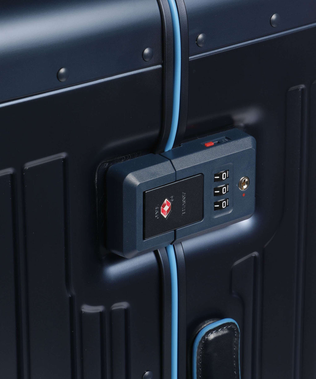 Piquadro PQ-Alub Spinner (4 wheels) blu notte