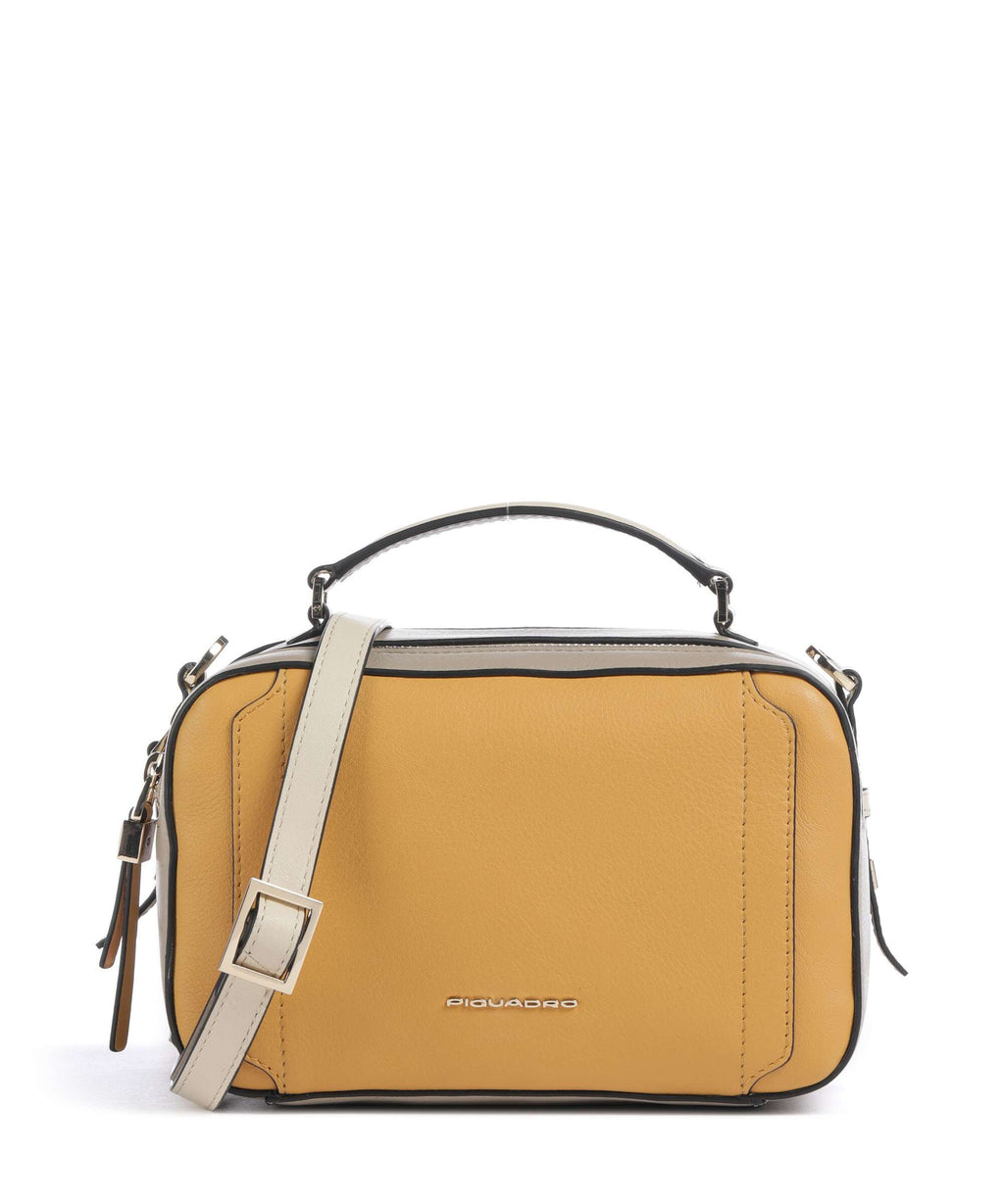 Piquadro W92 Crossbody bag yellow/beige