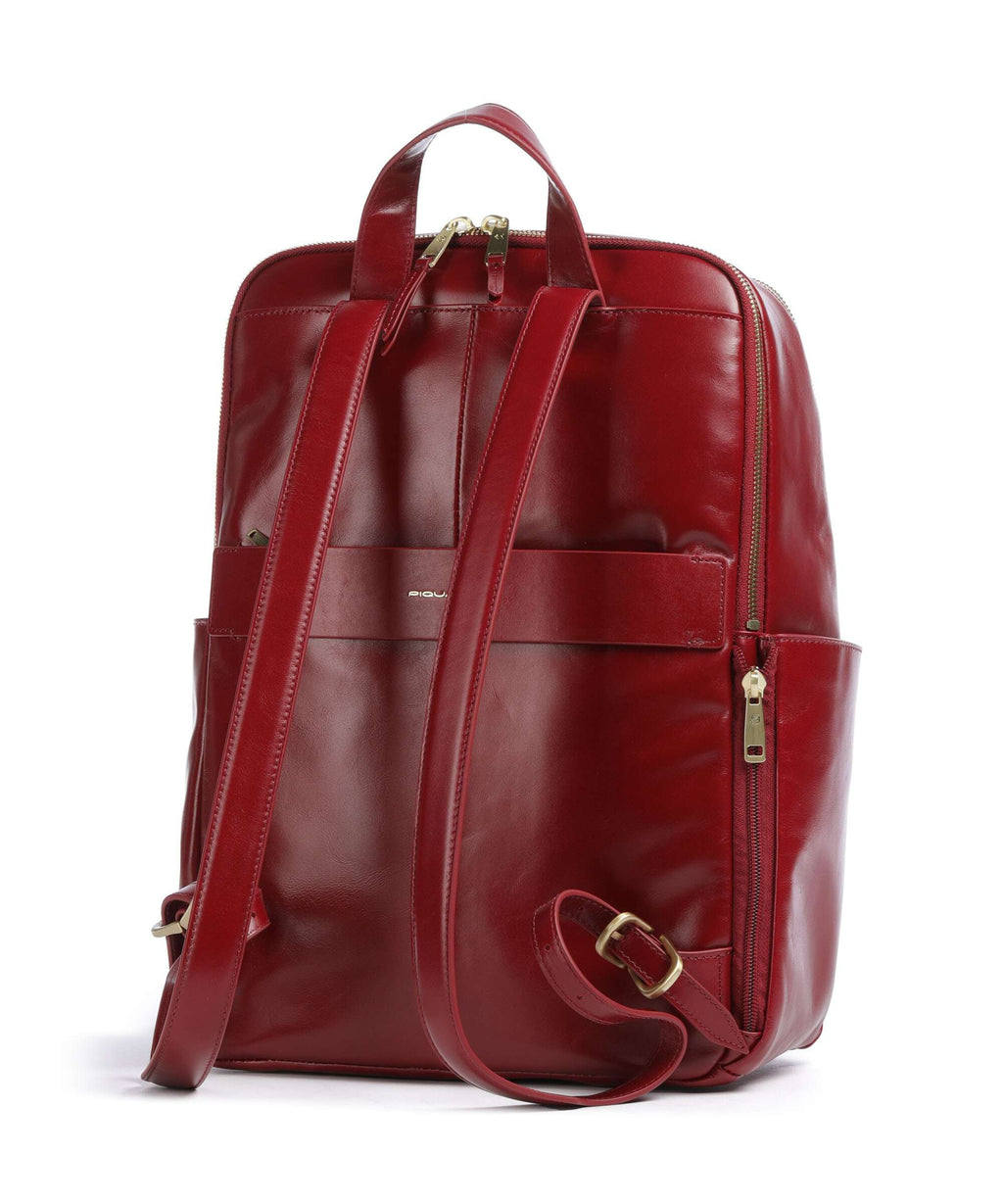 Piquadro Blue Square Backpack red