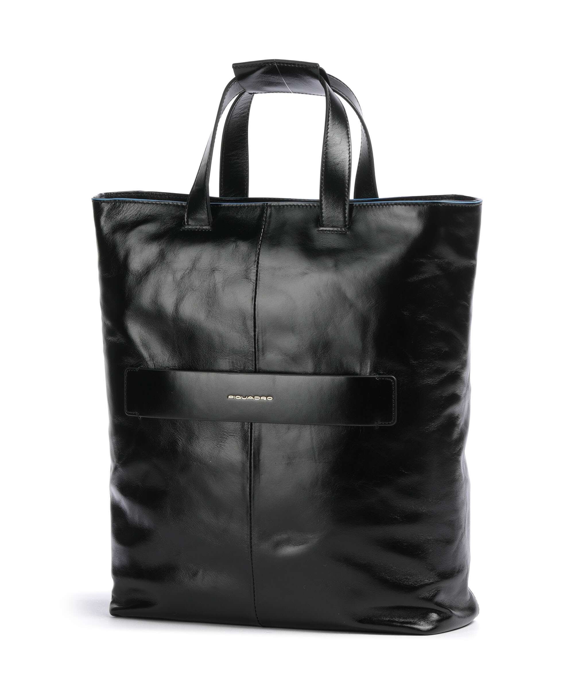 Piquadro Blue Square Hobo bag black