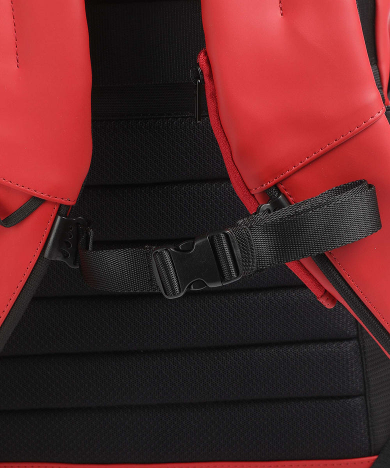 Piquadro Corner Special Ducati Rolltop backpack red