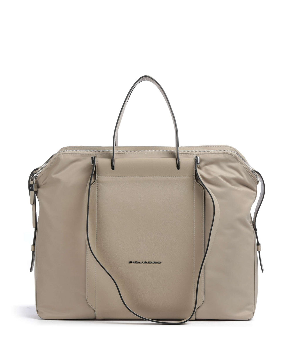 Piquadro W92T Tote bag beige