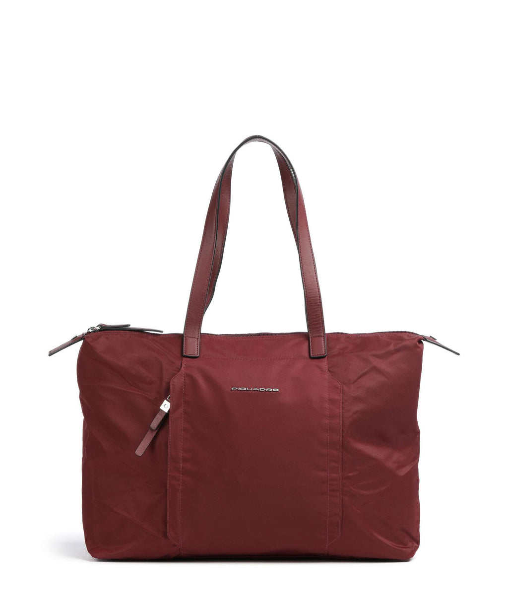 Piquadro W92T Tote bag borgogna