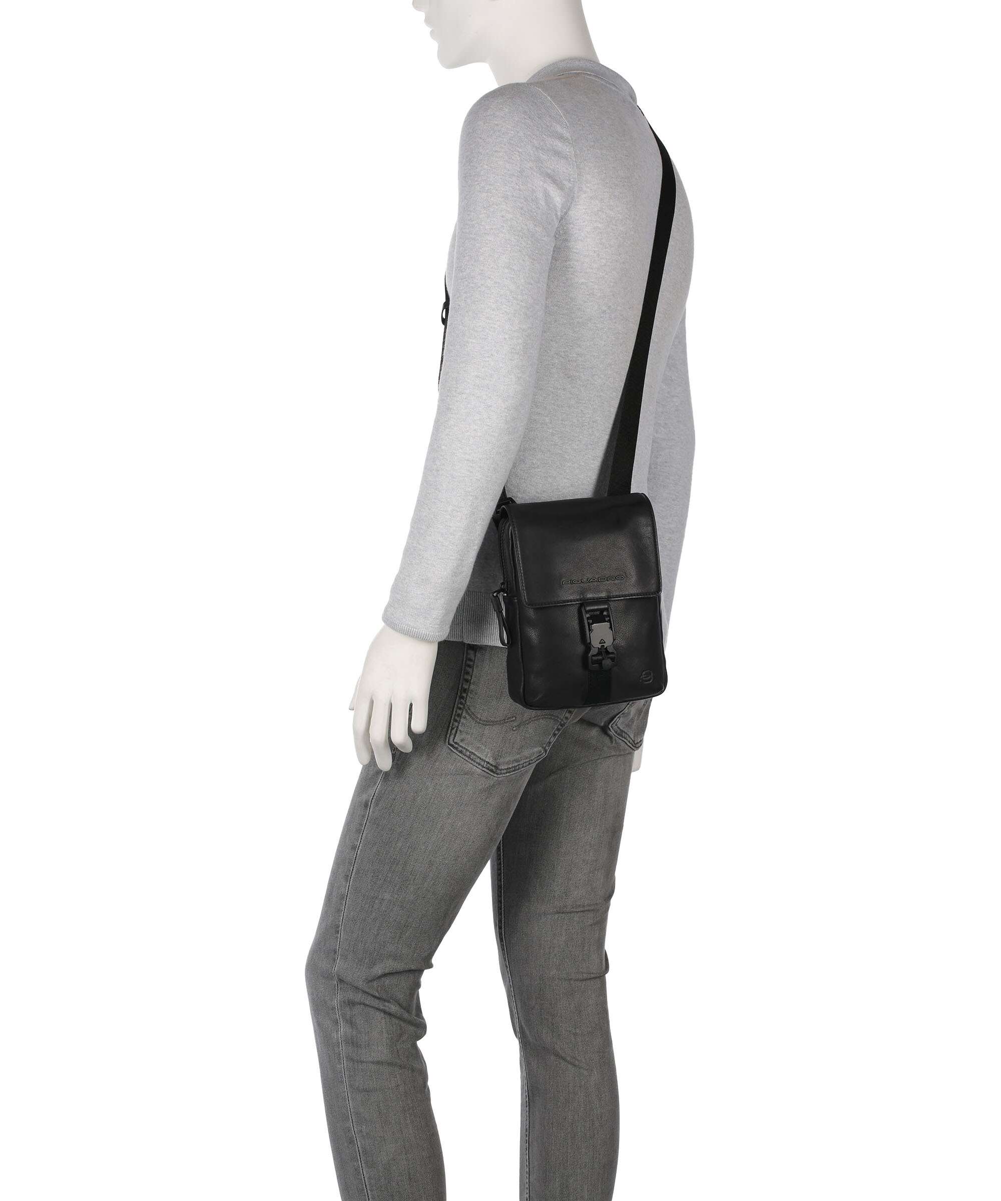 Piquadro Harper Crossbody bag nero