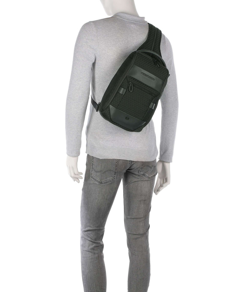 Piquadro W139 Sling bag verde