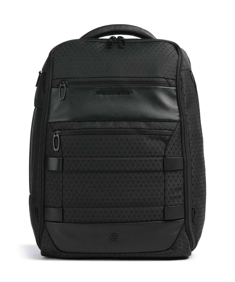 reiserucksack erweiterbar Piquadro W139 Reiserucksack 16″ recyceltes Polyester nero