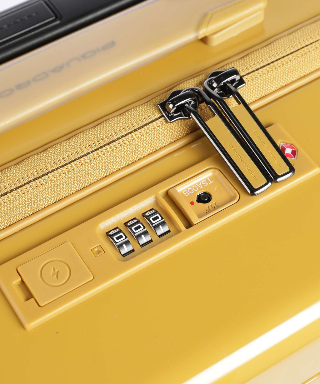 Piquadro POP Spinner (4 wheels) mustard