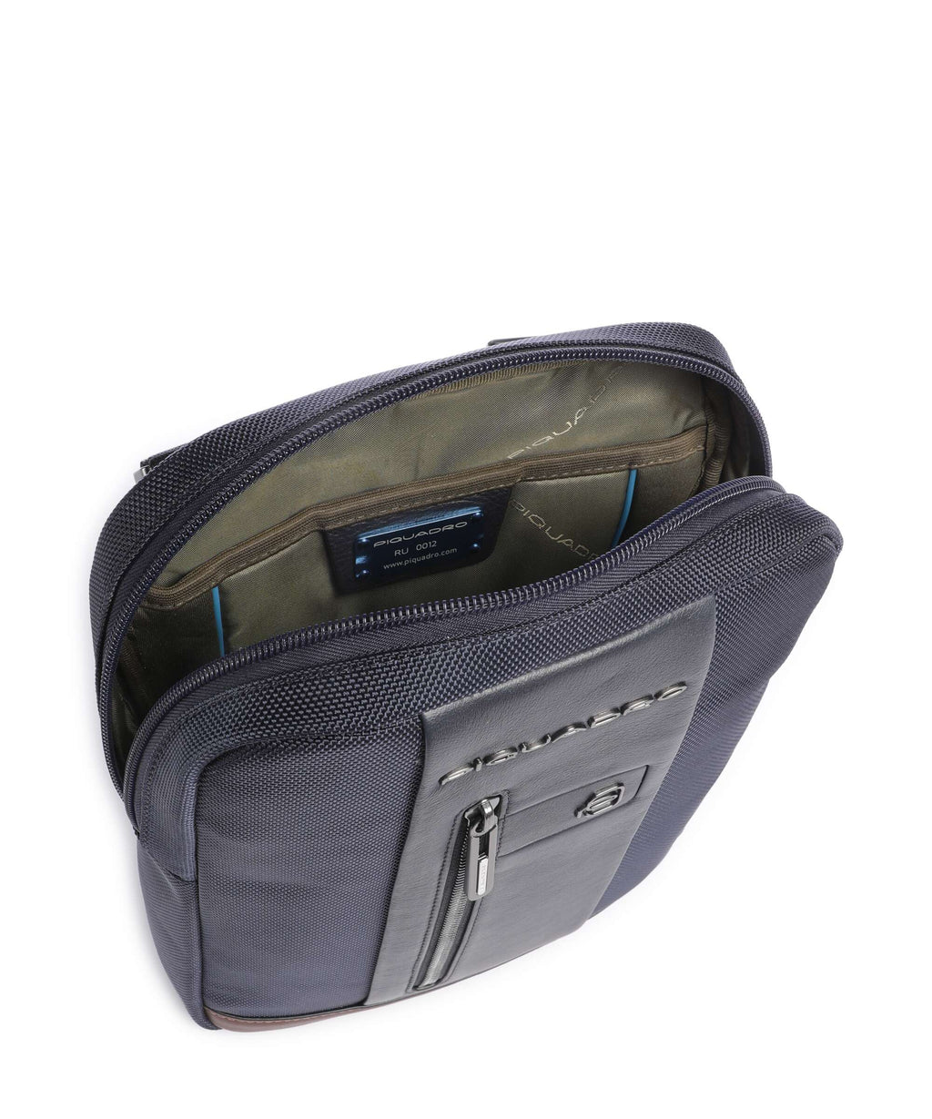 Piquadro Brief 2 Crossbody bag blue/cognac