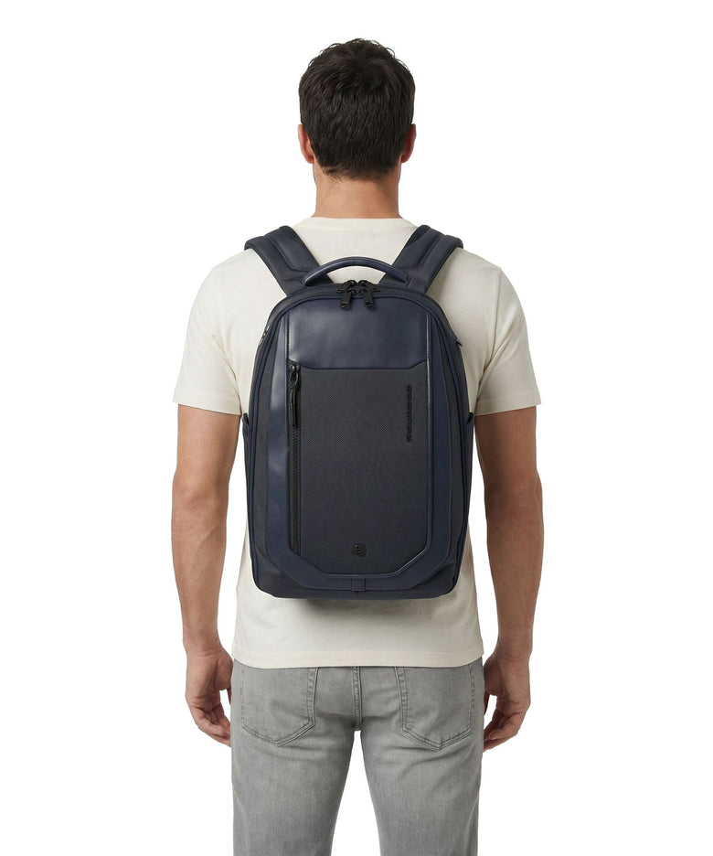 Piquadro Lyss Ryanair Travel backpack blue