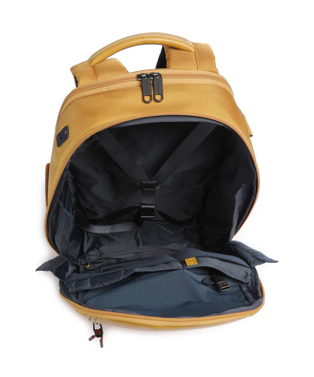 Piquadro Lyss Ryanair Travel backpack yellow