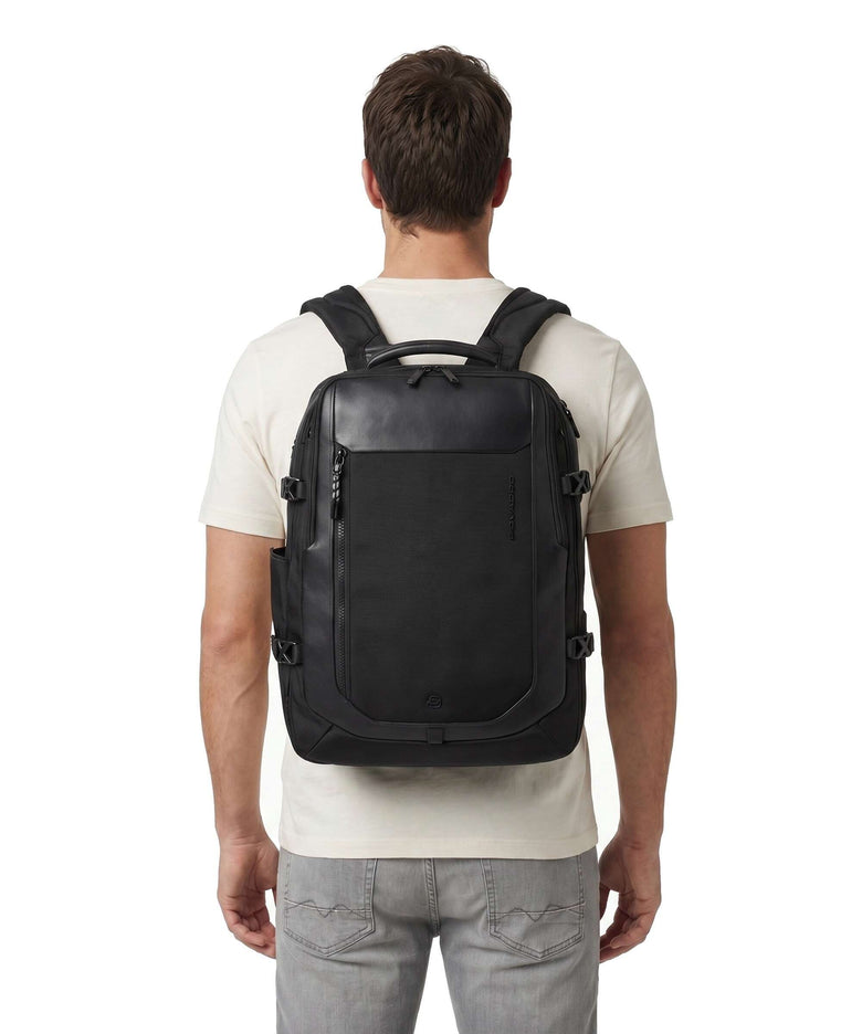 reiserucksack easyjet Piquadro Lyss Easyjet Reiserucksack 15″ Textil black
