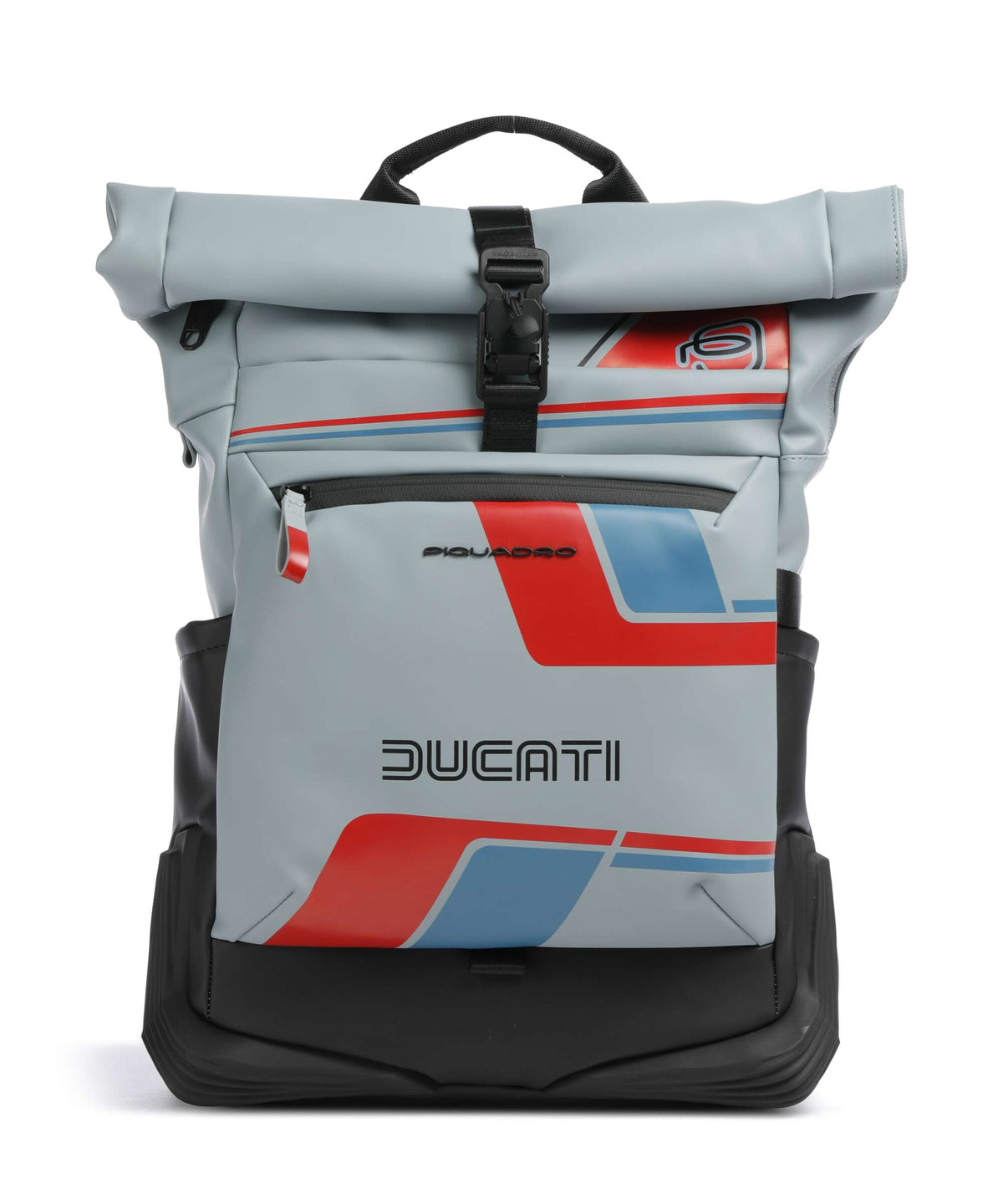 Piquadro Ducati C2OWD Rolltop backpack blue/black