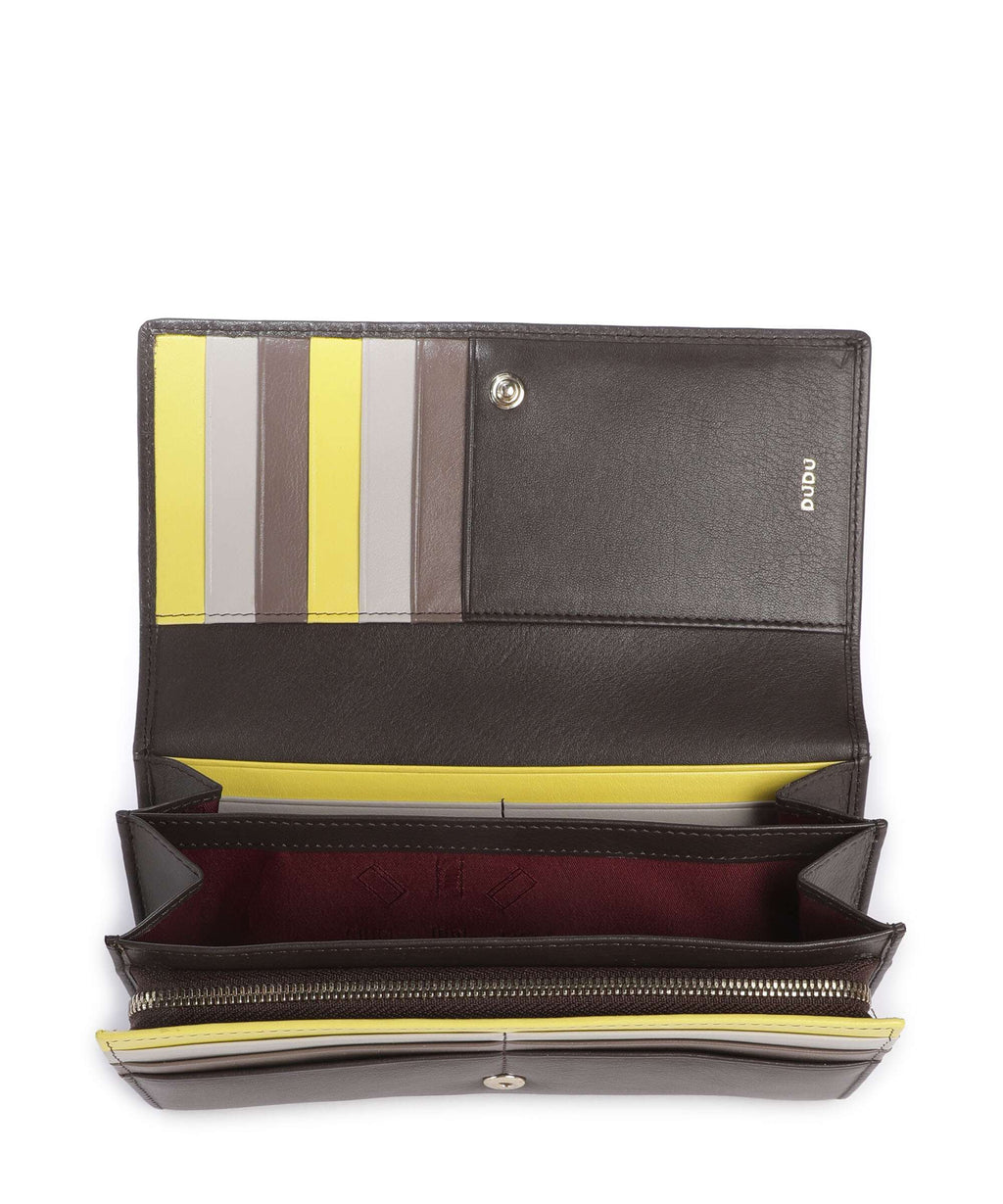 DuDu Bags Madeira Wallet coffee brown