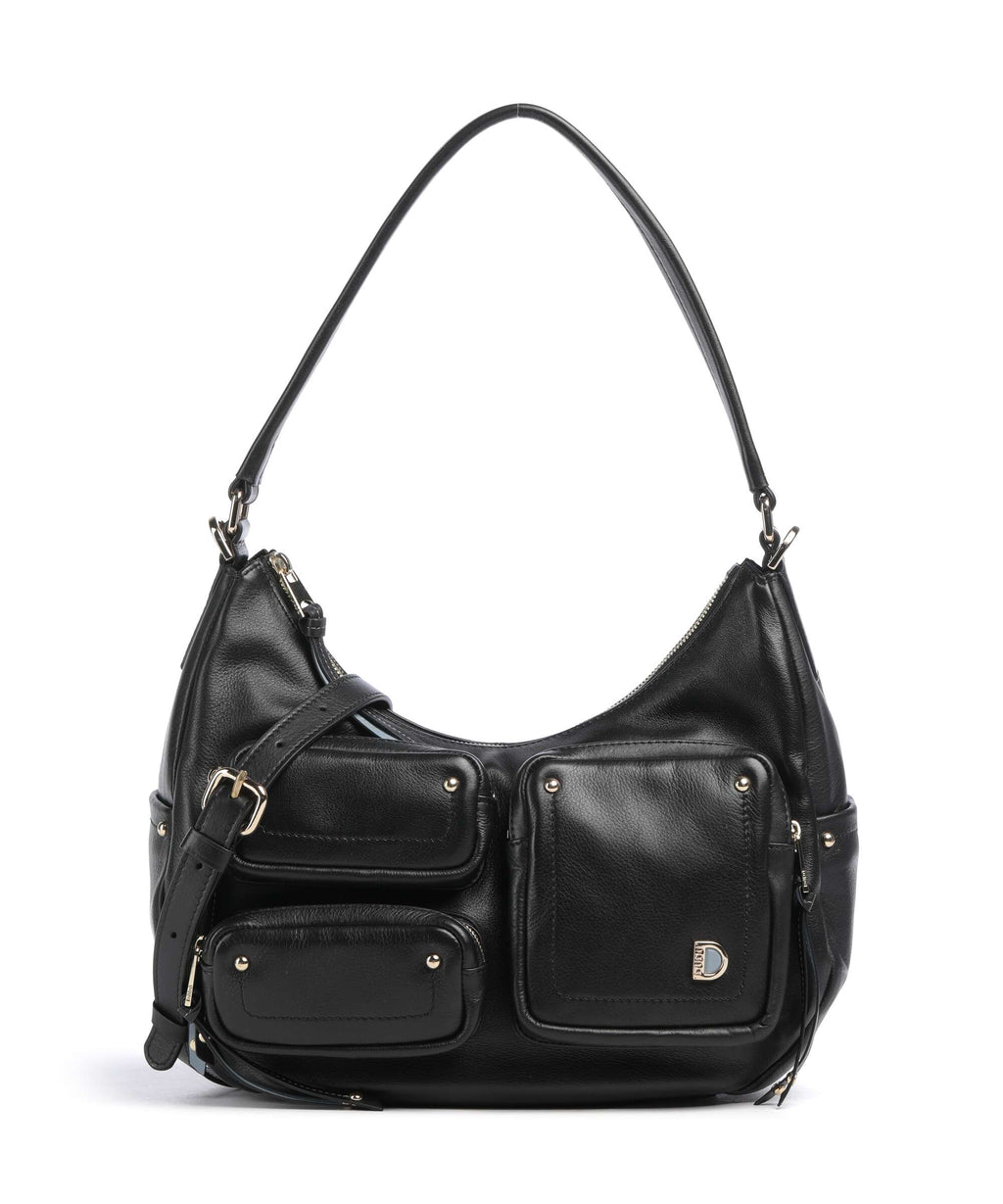 DuDu Bags Pocket City Hobo bag nero