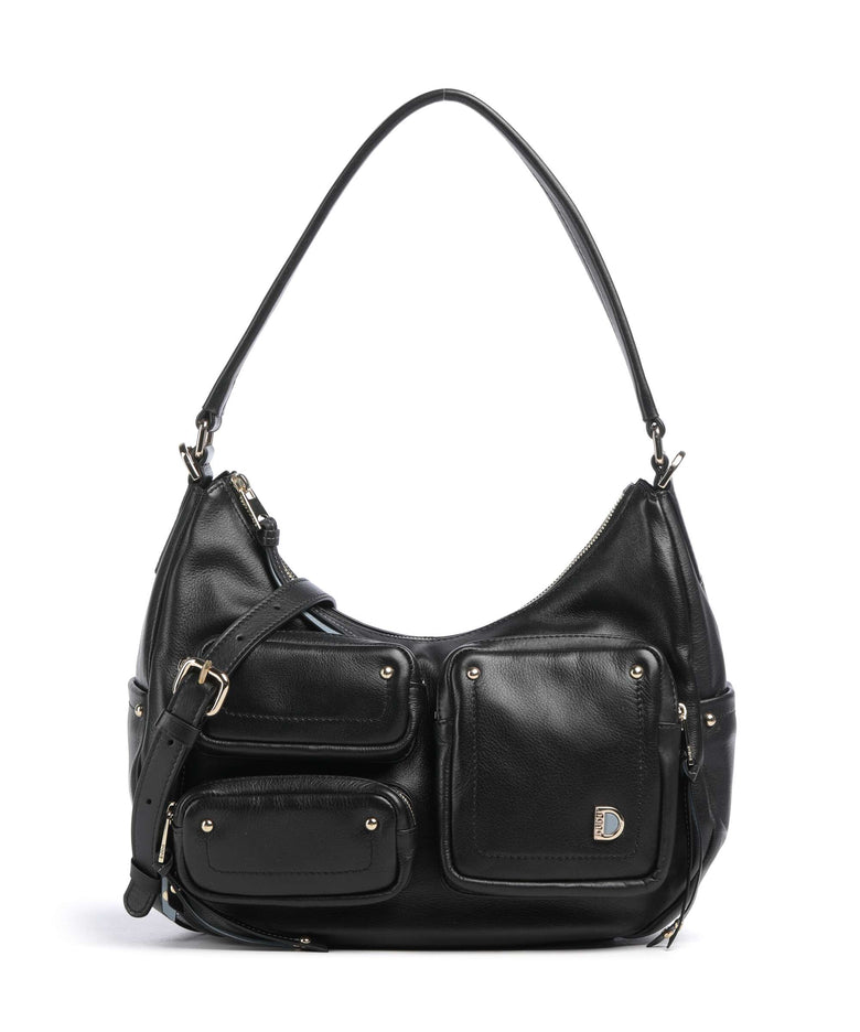 DuDu Bags Pocket City Hobo bag nero