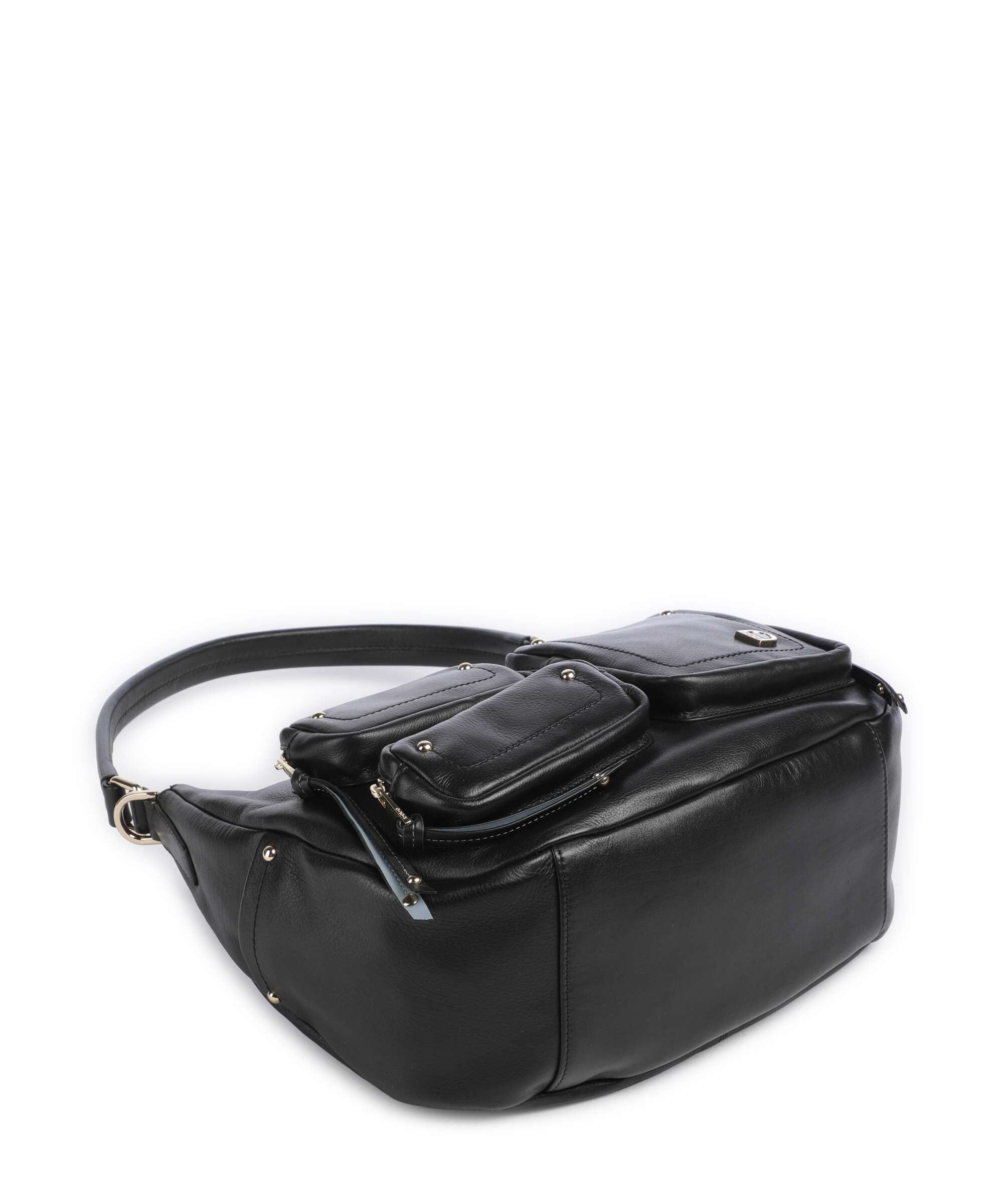 DuDu Bags Pocket City Hobo bag nero