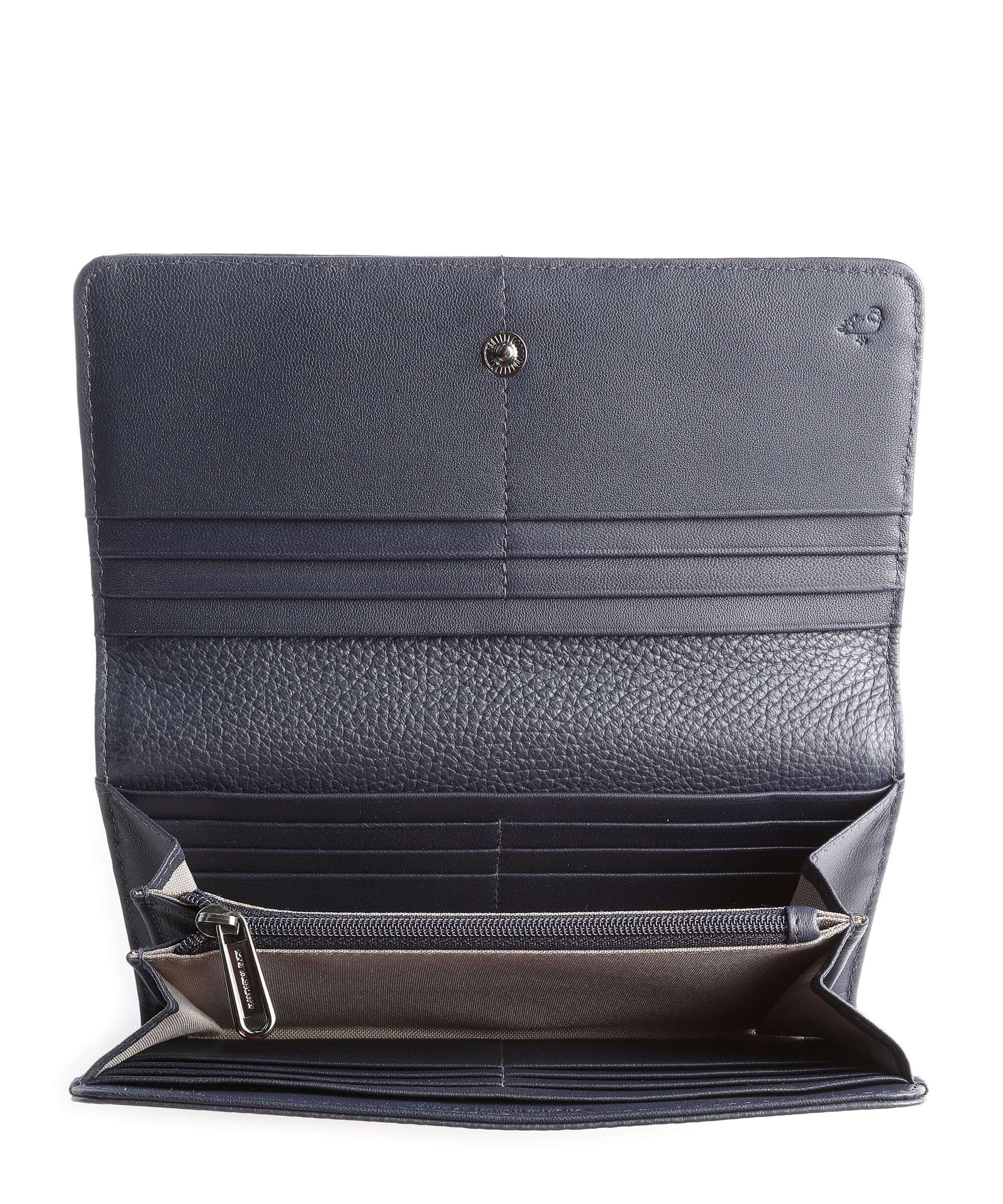 Mandarina Duck Mellow Leather Wallet dress blue