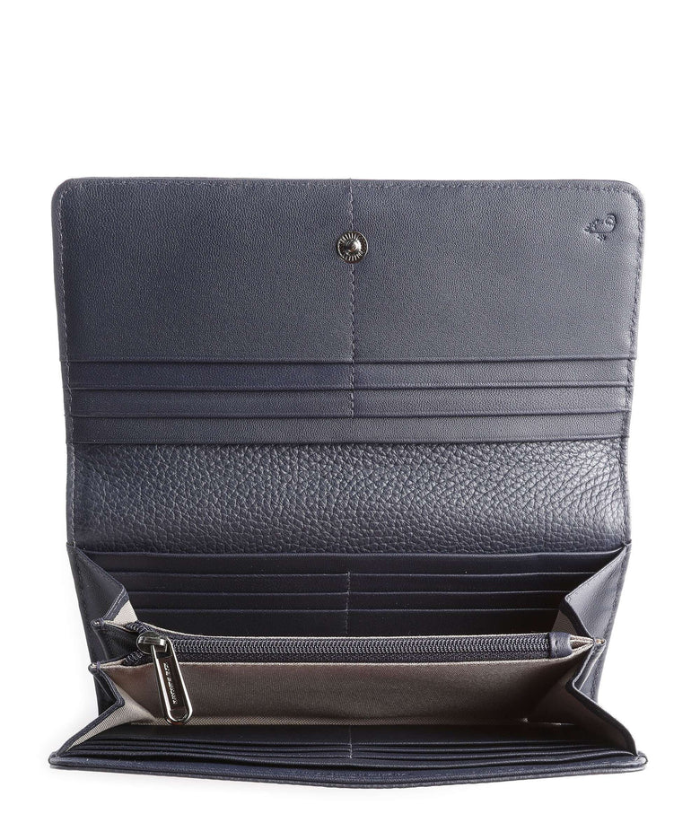 Mandarina Duck Mellow Leather Wallet dress blue