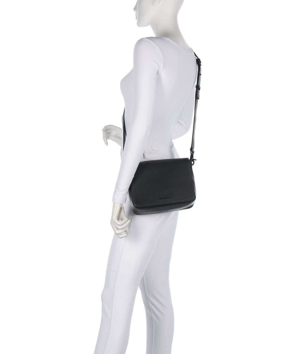 Mandarina Duck Mellow Leather Shoulder bag nero