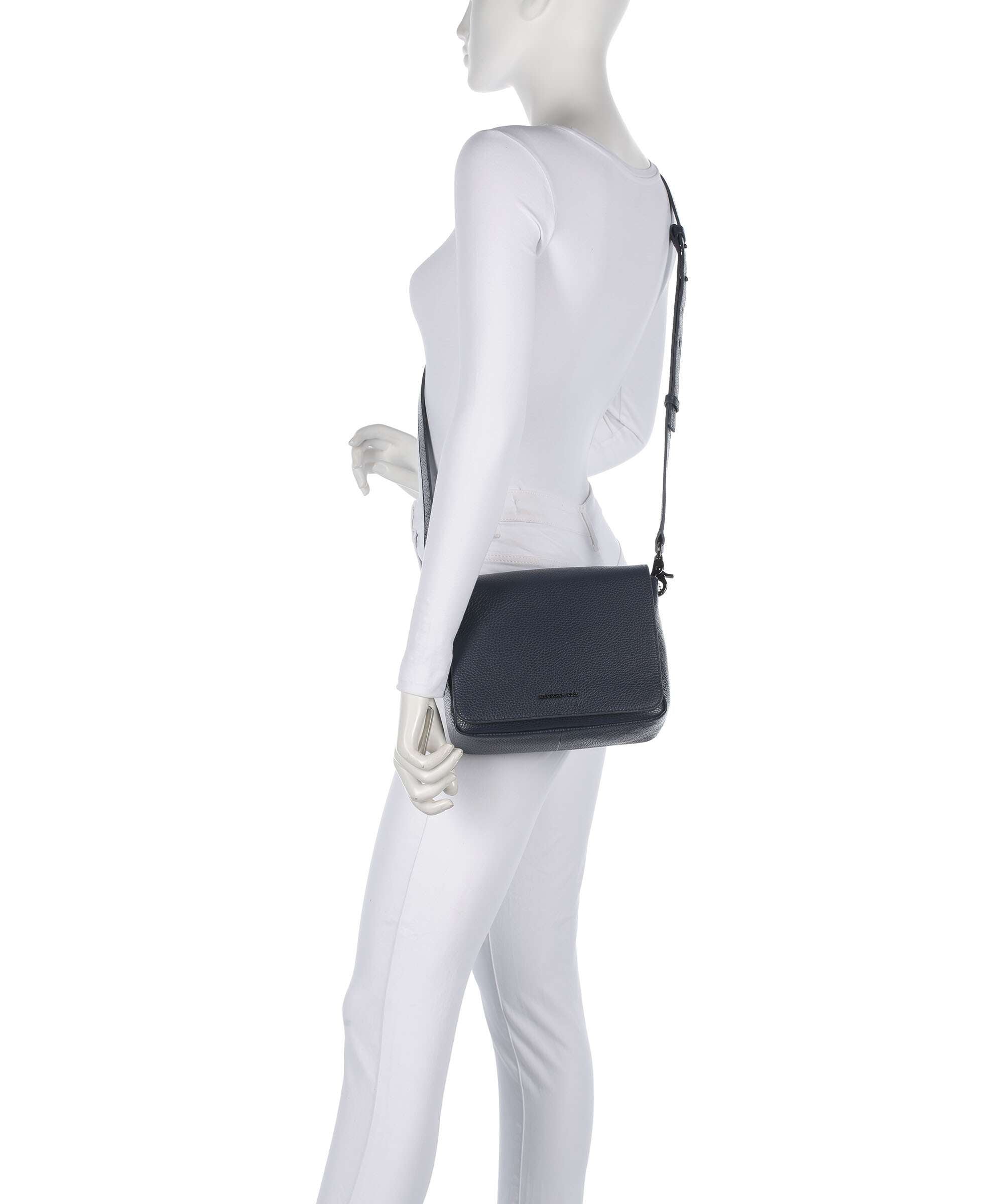 Mandarina Duck Mellow Leather Shoulder bag dress blue
