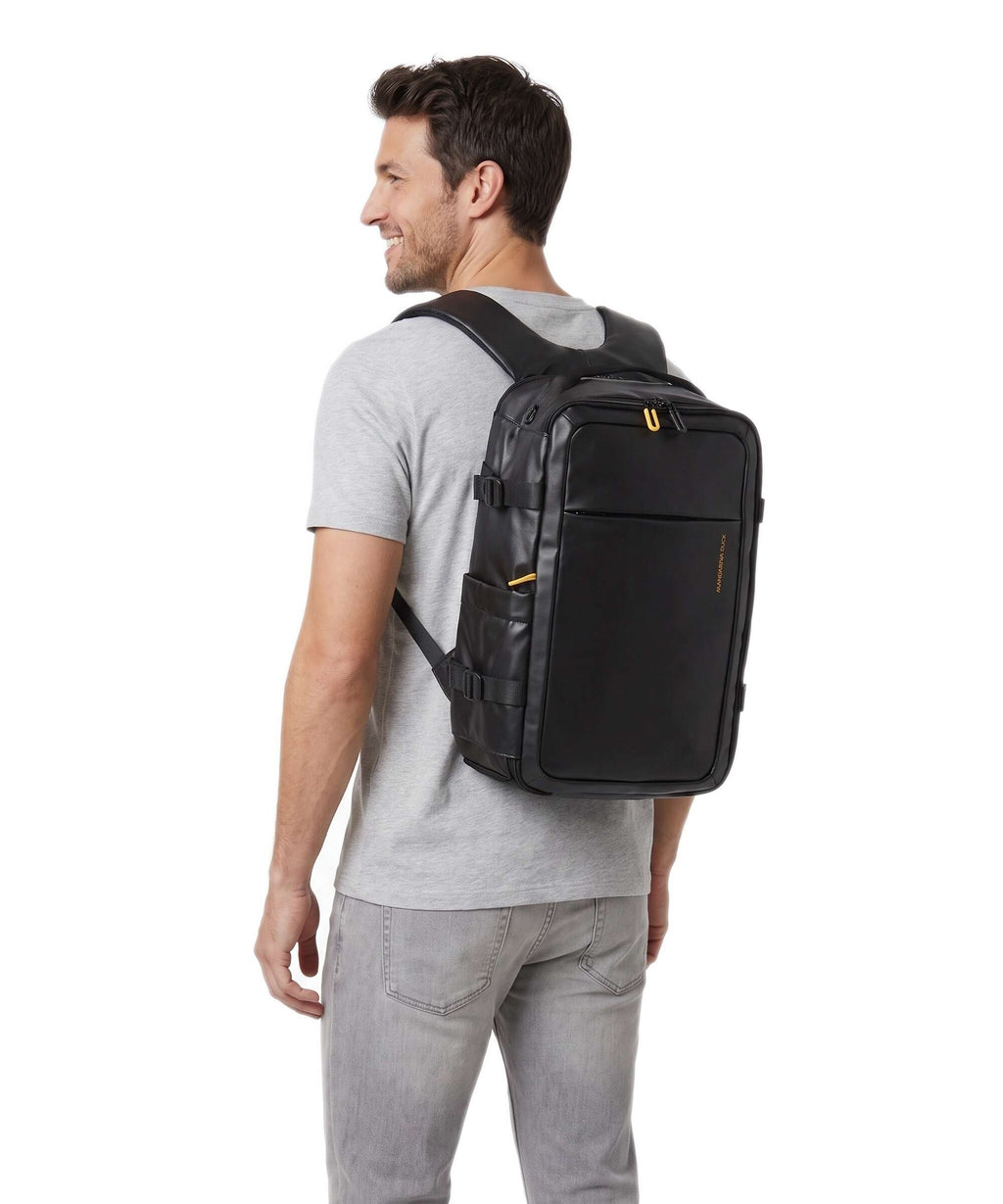 Mandarina Duck Coated Backpack black