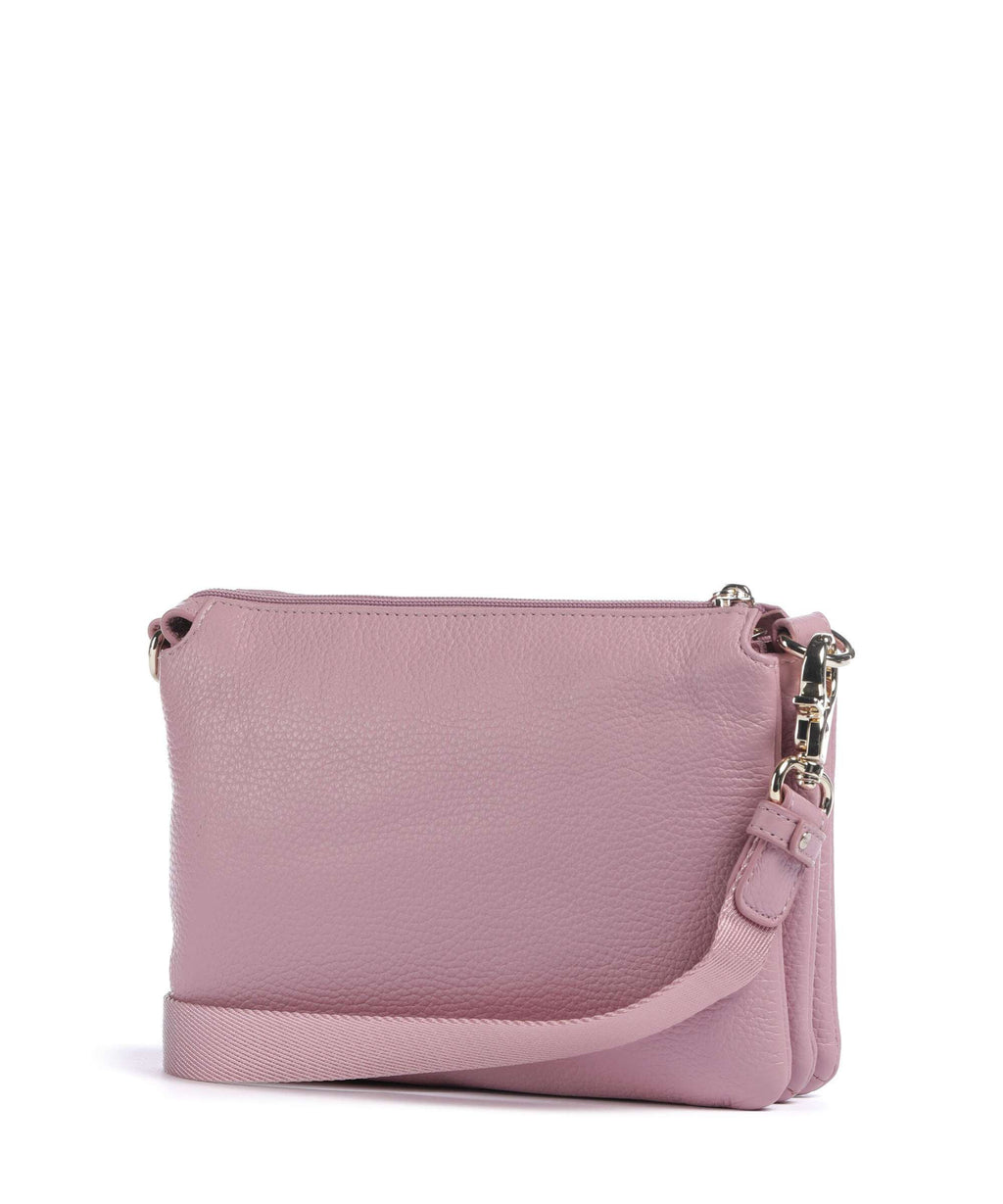 Mandarina Duck Mellow Leather Crossbody bag lilac rose