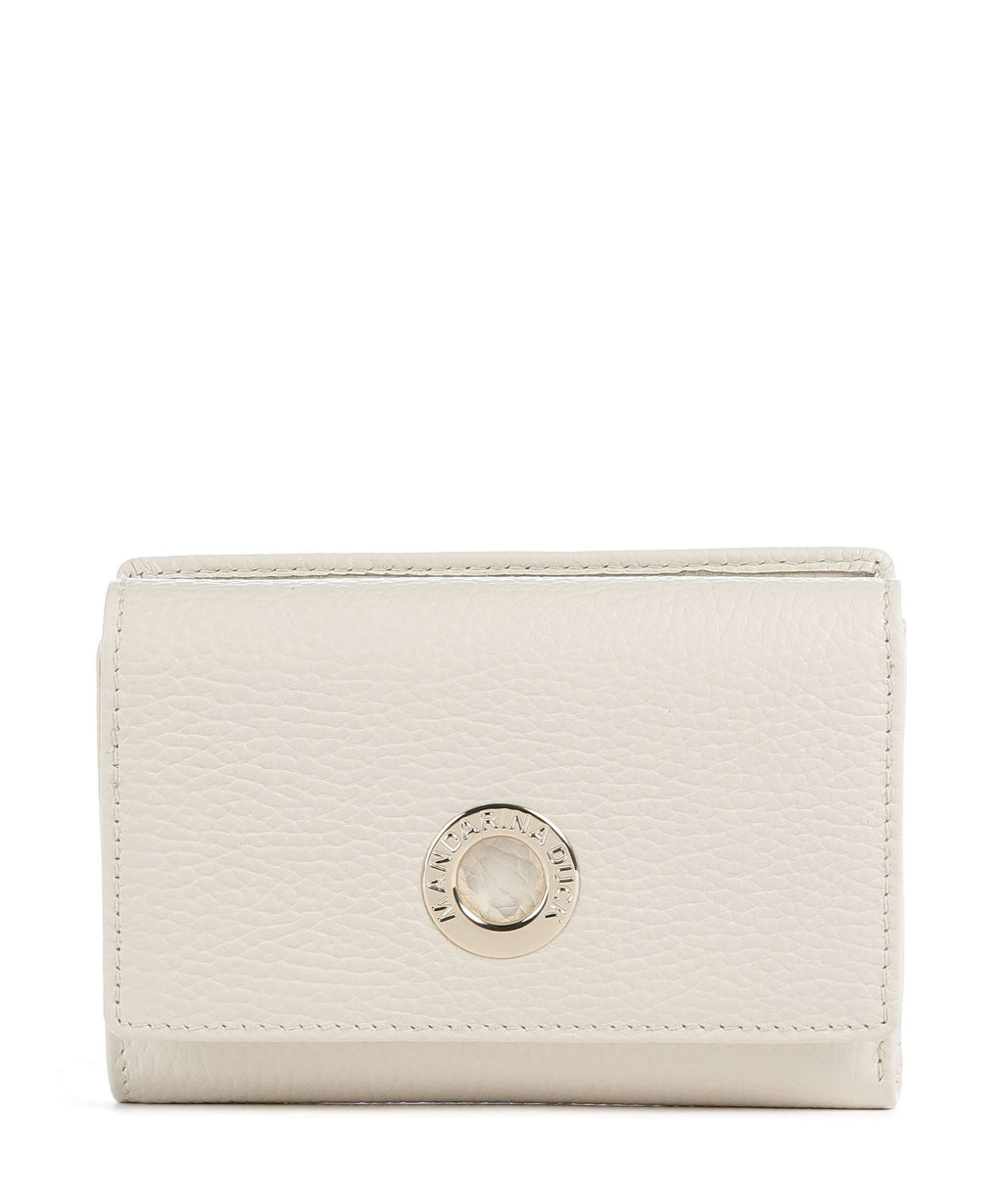 Mandarina Duck Mellow Leather Wallet almond