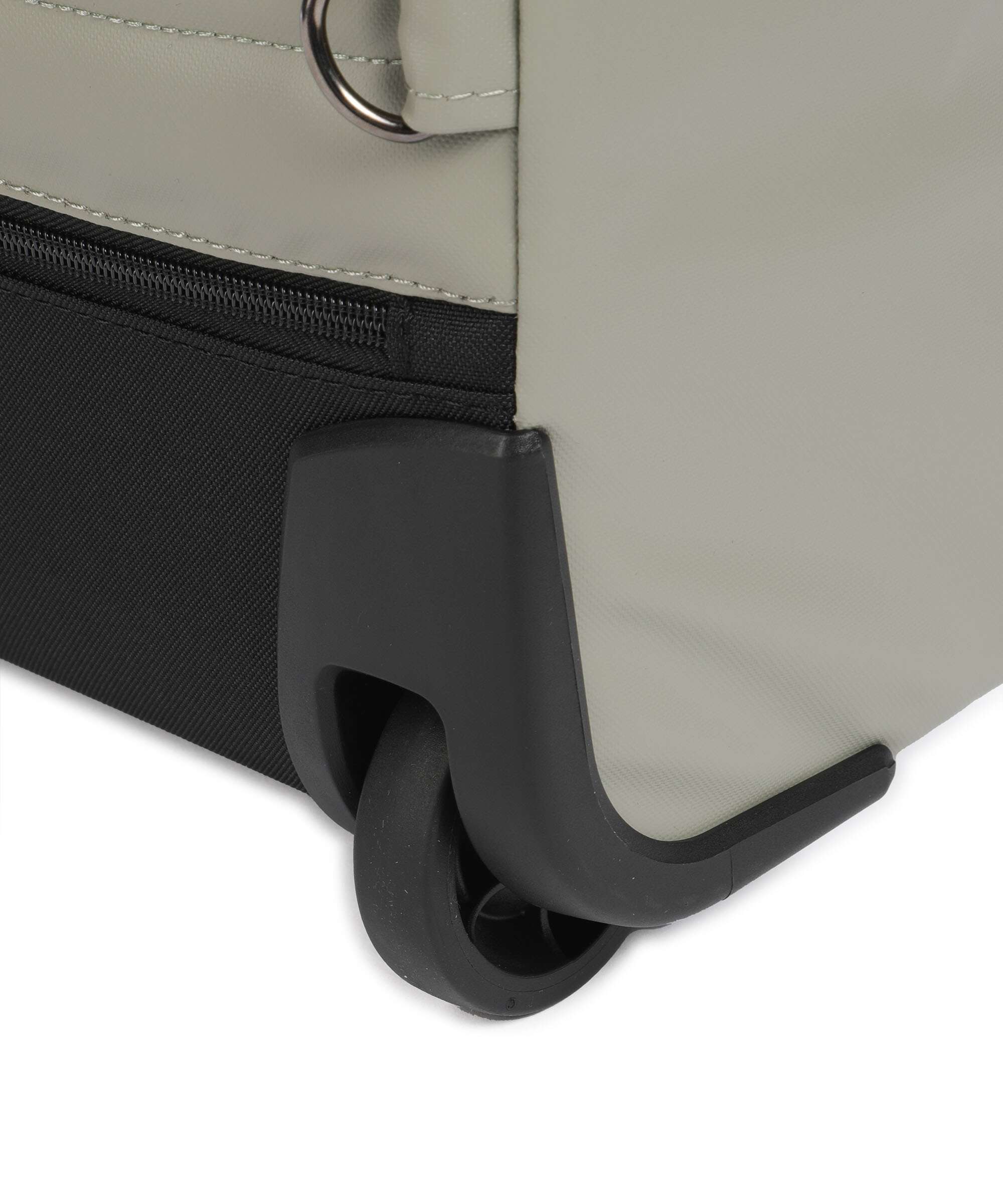 Mandarina Duck Eco Coated Backpack with wheels mud