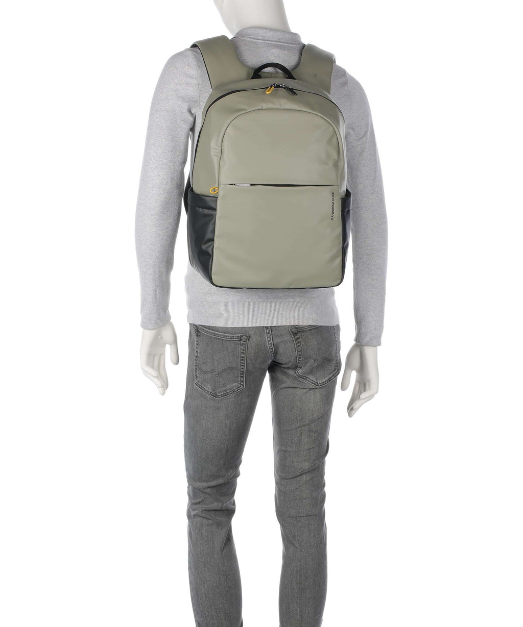 Mandarina Duck Eco Coated Laptop backpack mud