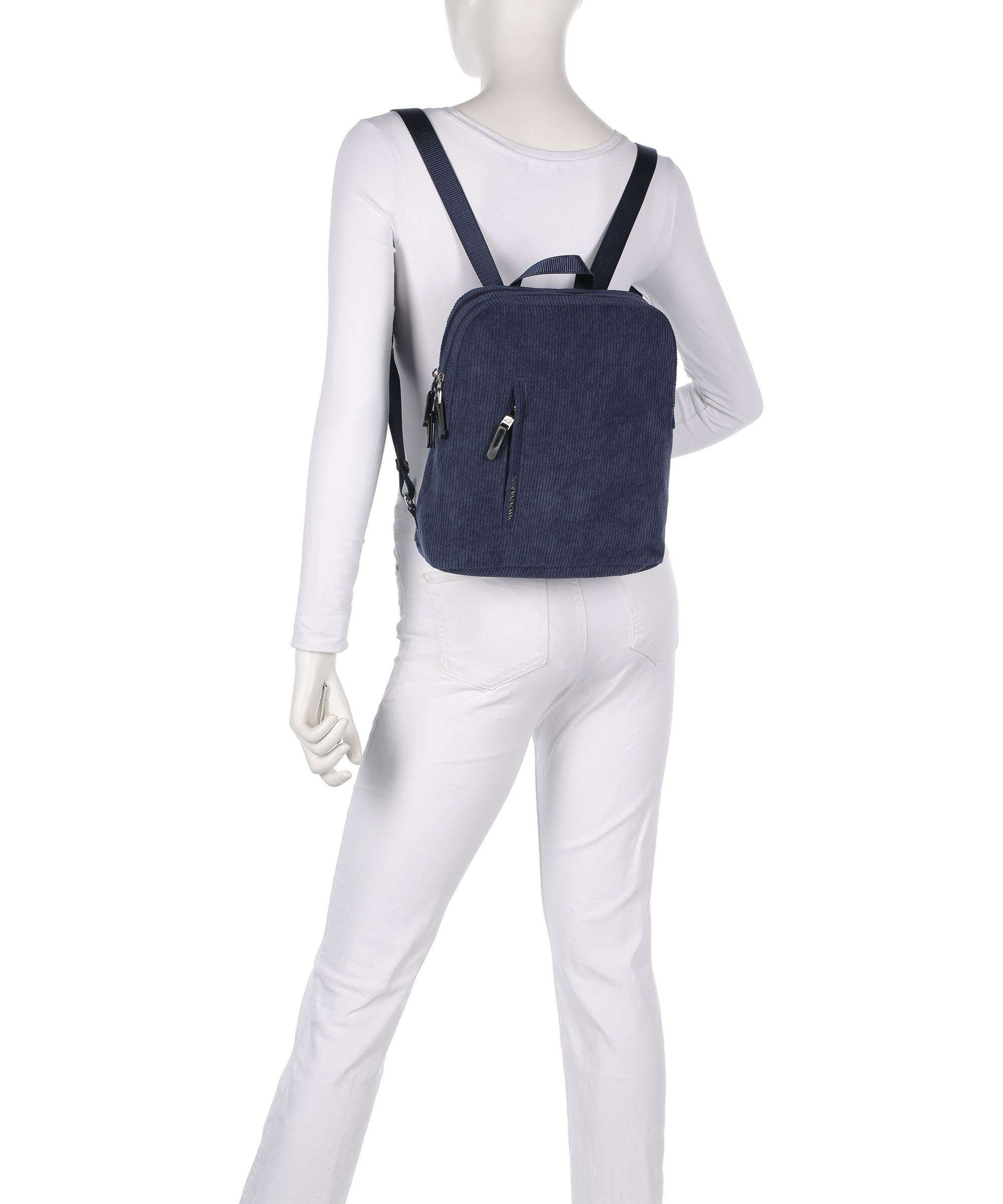 Mandarina Duck Hunter Velvet Backpack blue wing