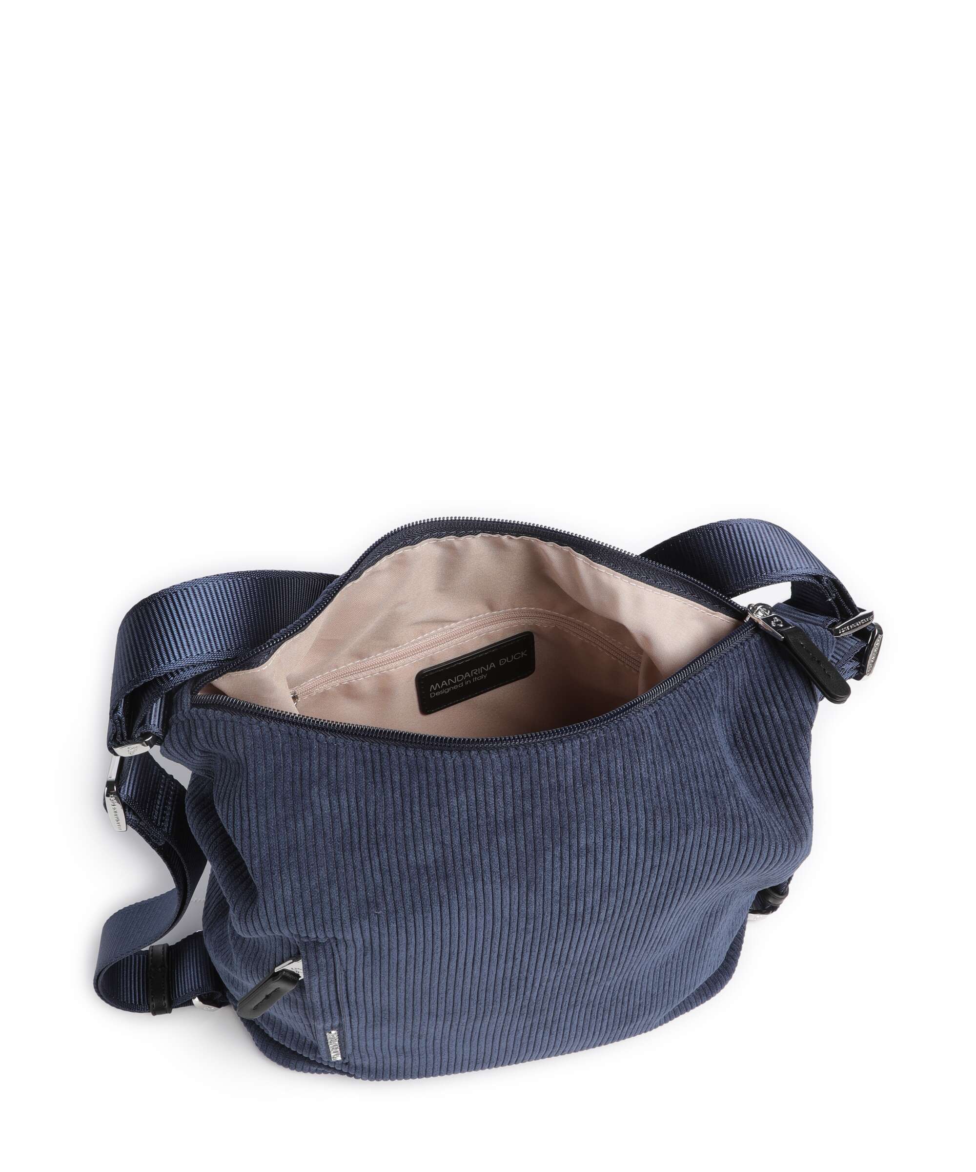 Mandarina Duck Hunter Velvet Backpack bag blue wing