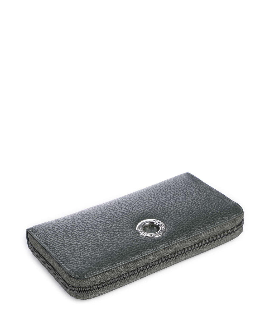 Mandarina Duck Mellow Leather Wallet pine green