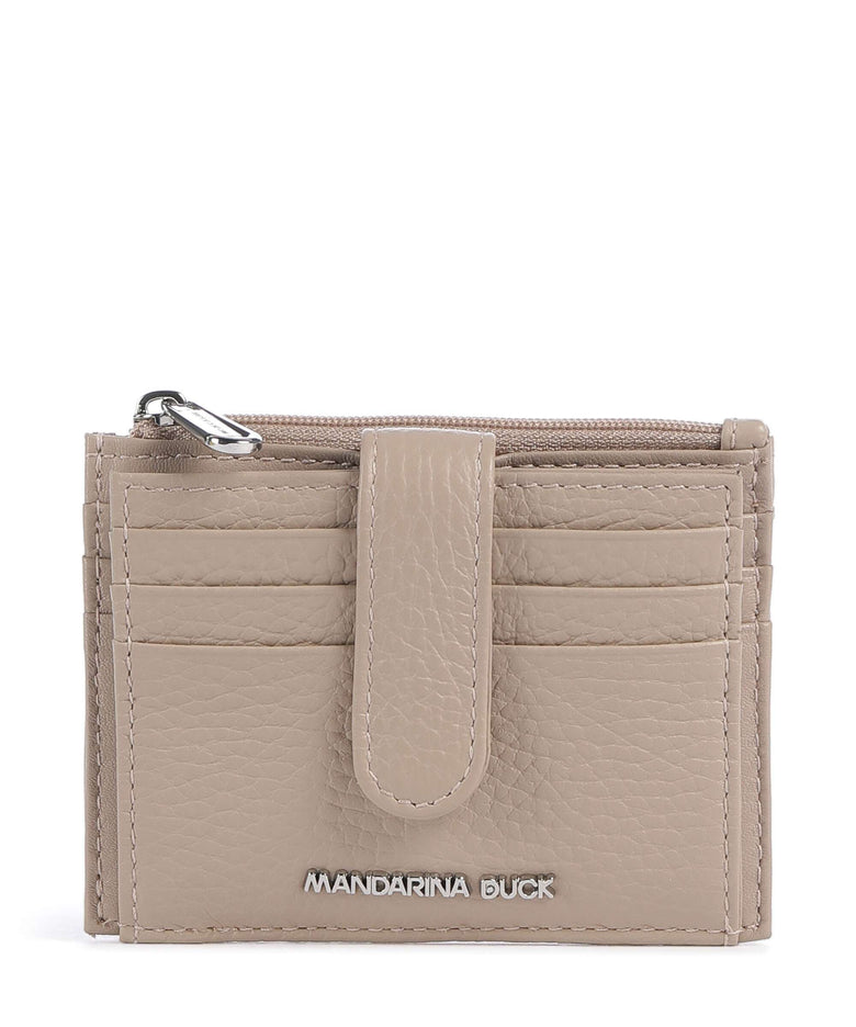Mandarina Duck Mellow Leather Credit card holder warm taupe