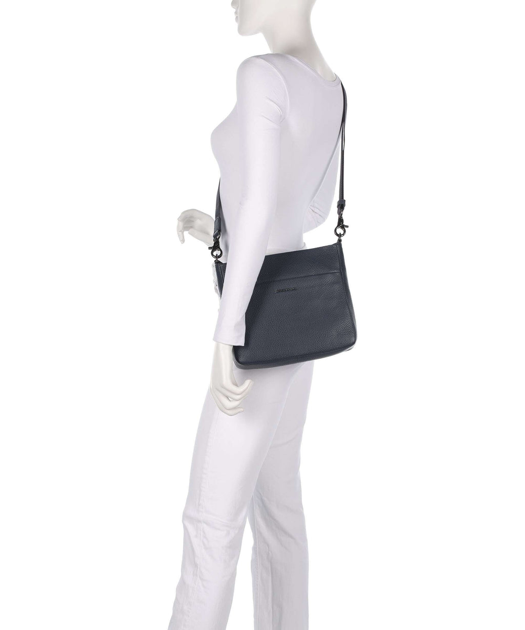 Mandarina Duck Mellow Leather Crossbody bag dress blue