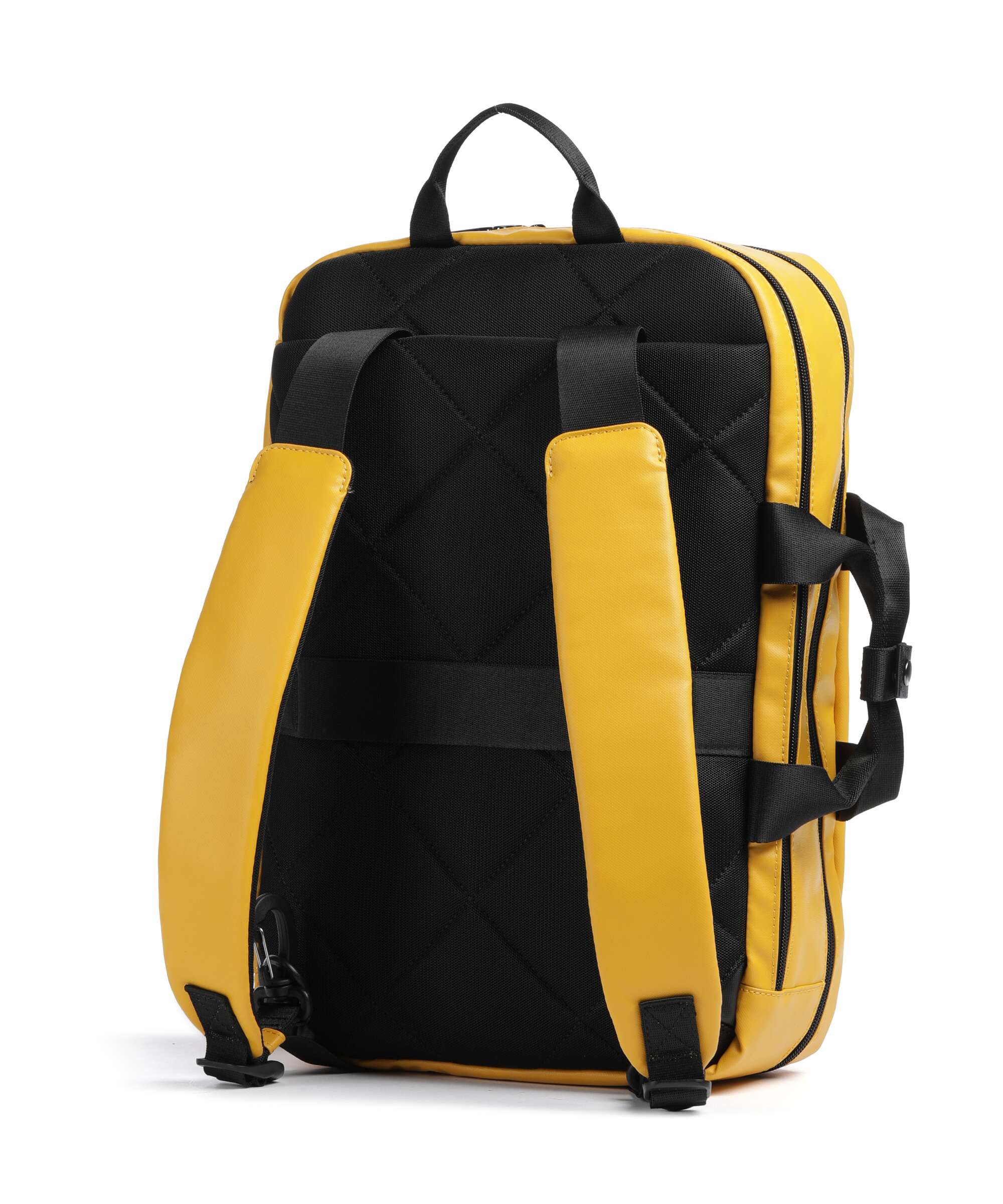 Mandarina Duck Eco Coated Backpack bag duck yellow