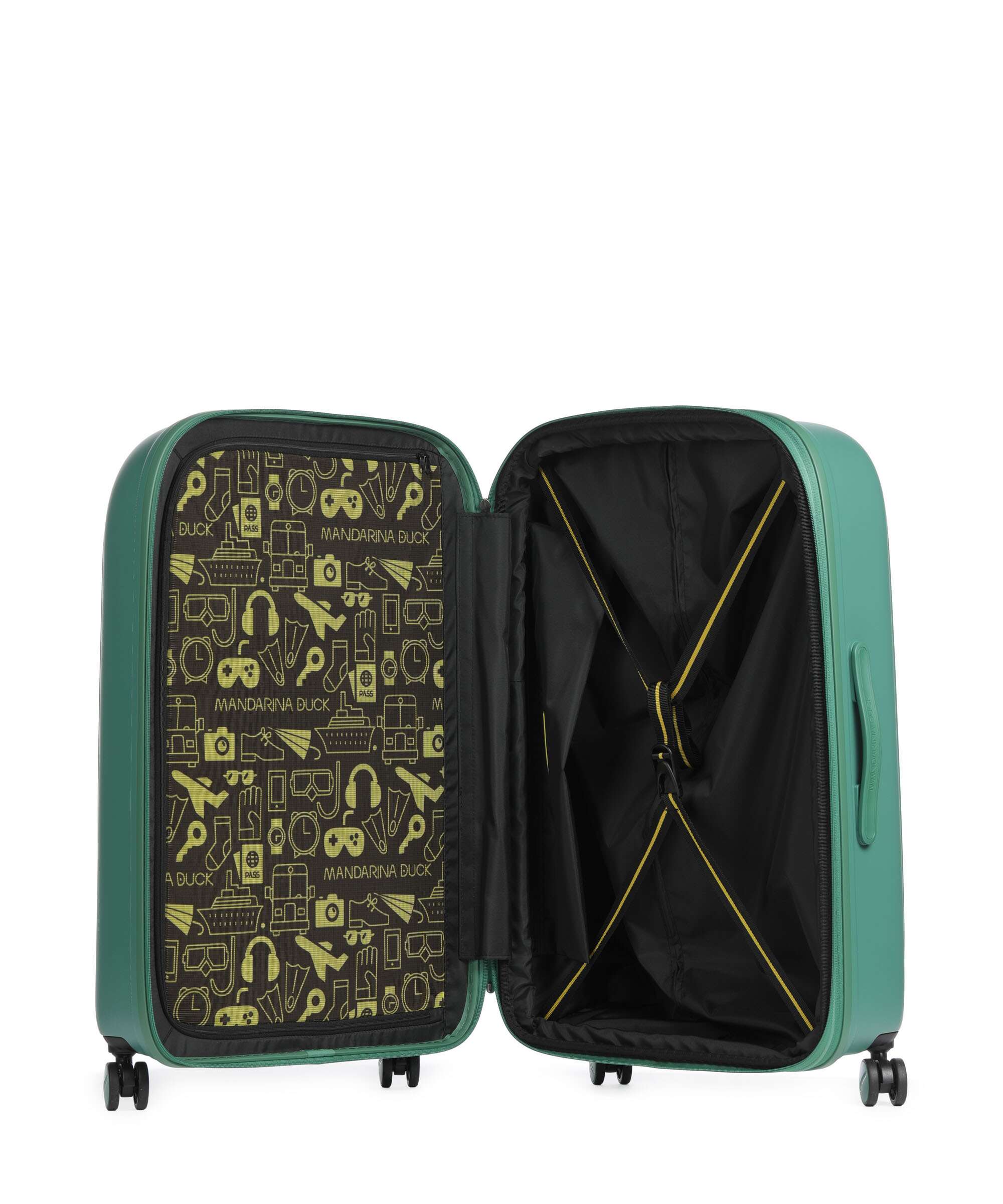 Mandarina Duck Logoduck+ Spinner (4 wheels) foliage green