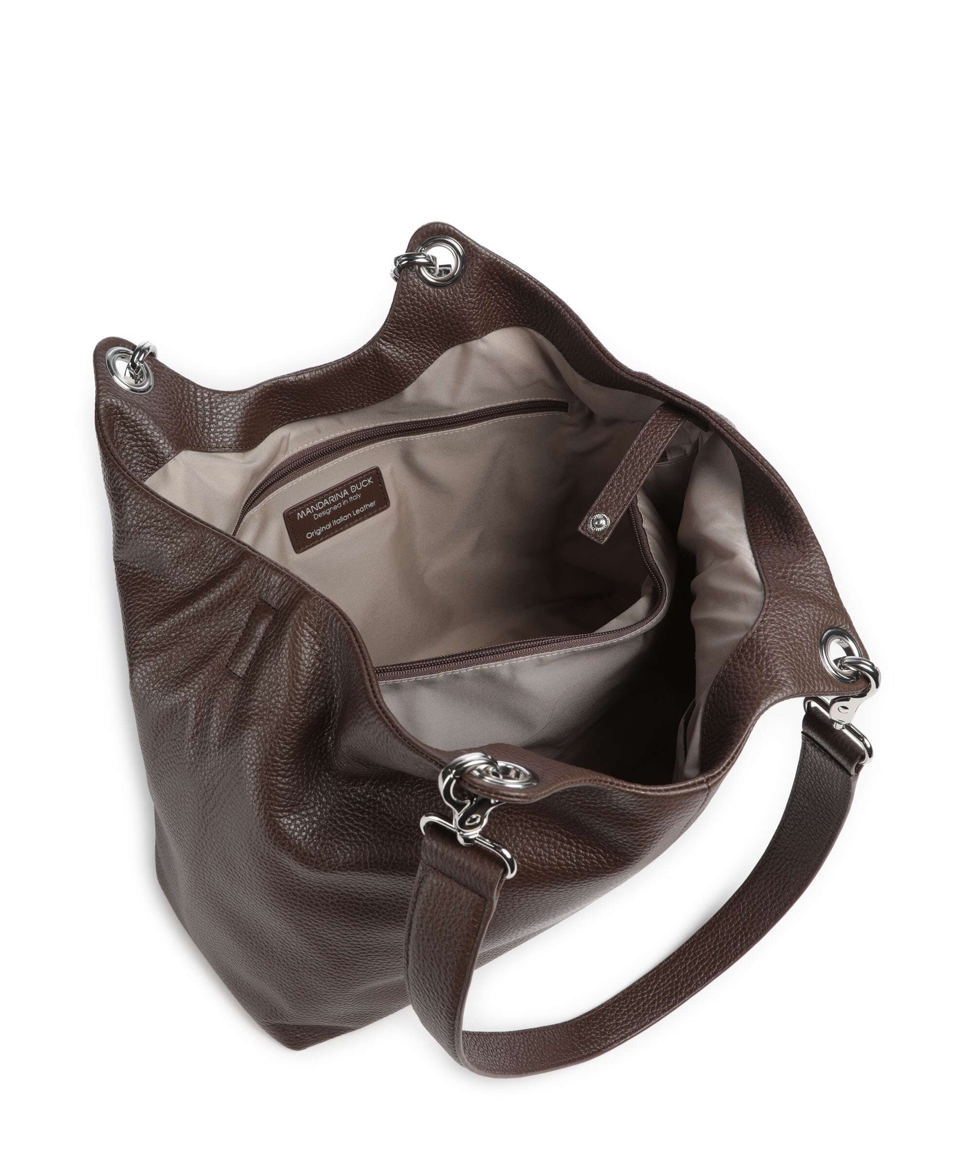 Mandarina Duck Mellow Leather Tote bag espresso