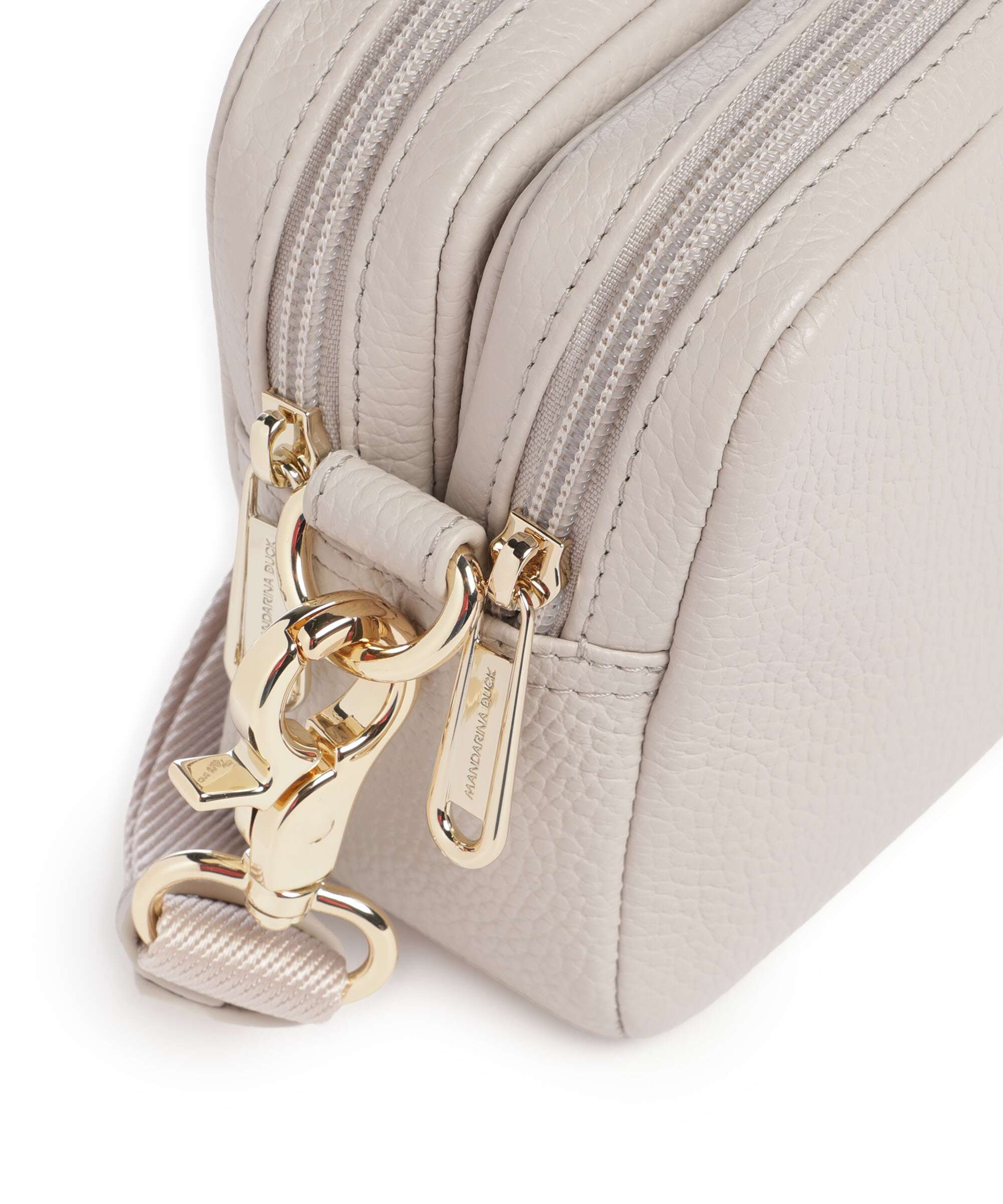 Mandarina Duck Mellow Leather Crossbody bag cocoon