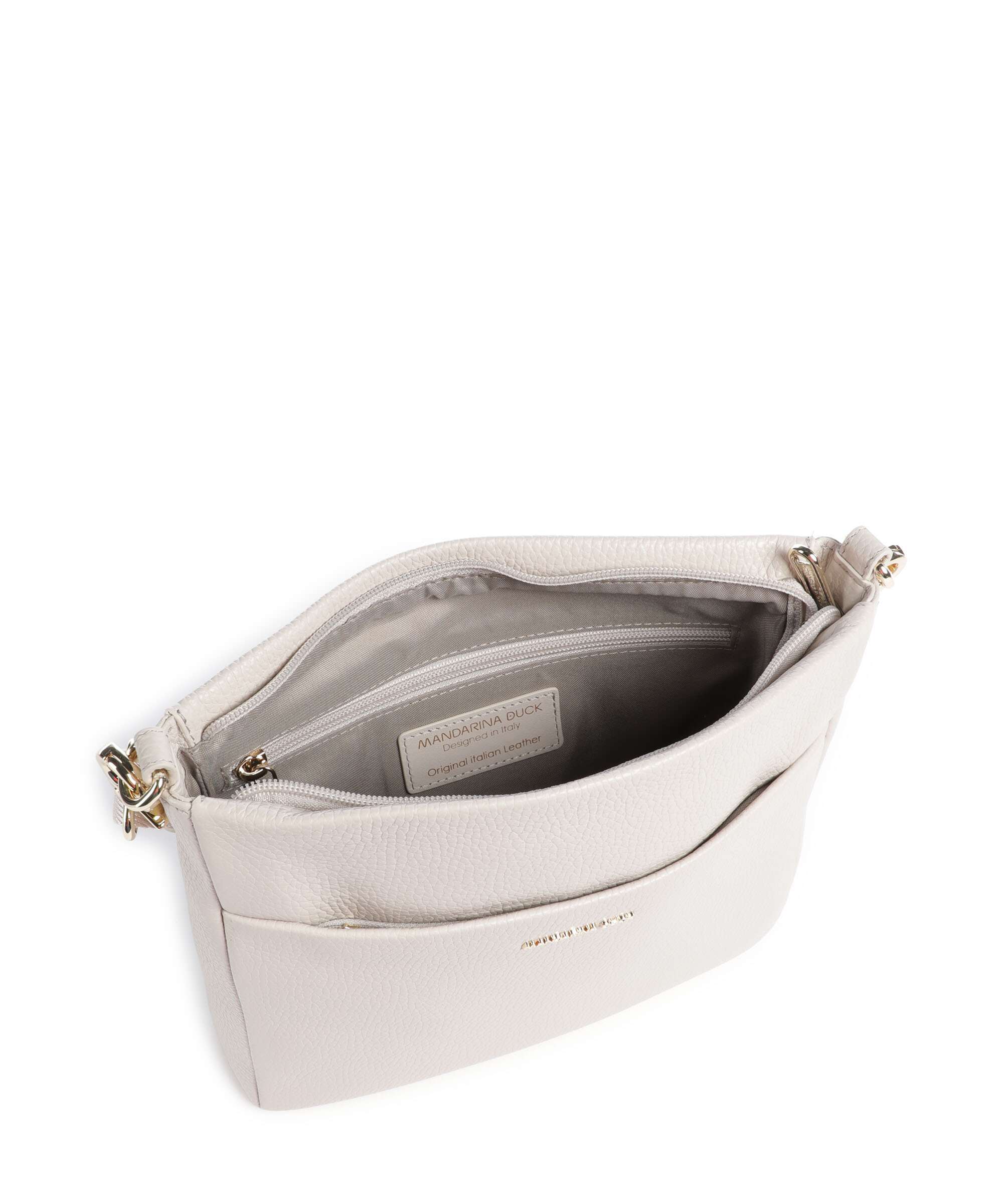 Mandarina Duck Mellow Leather Crossbody bag cocoon