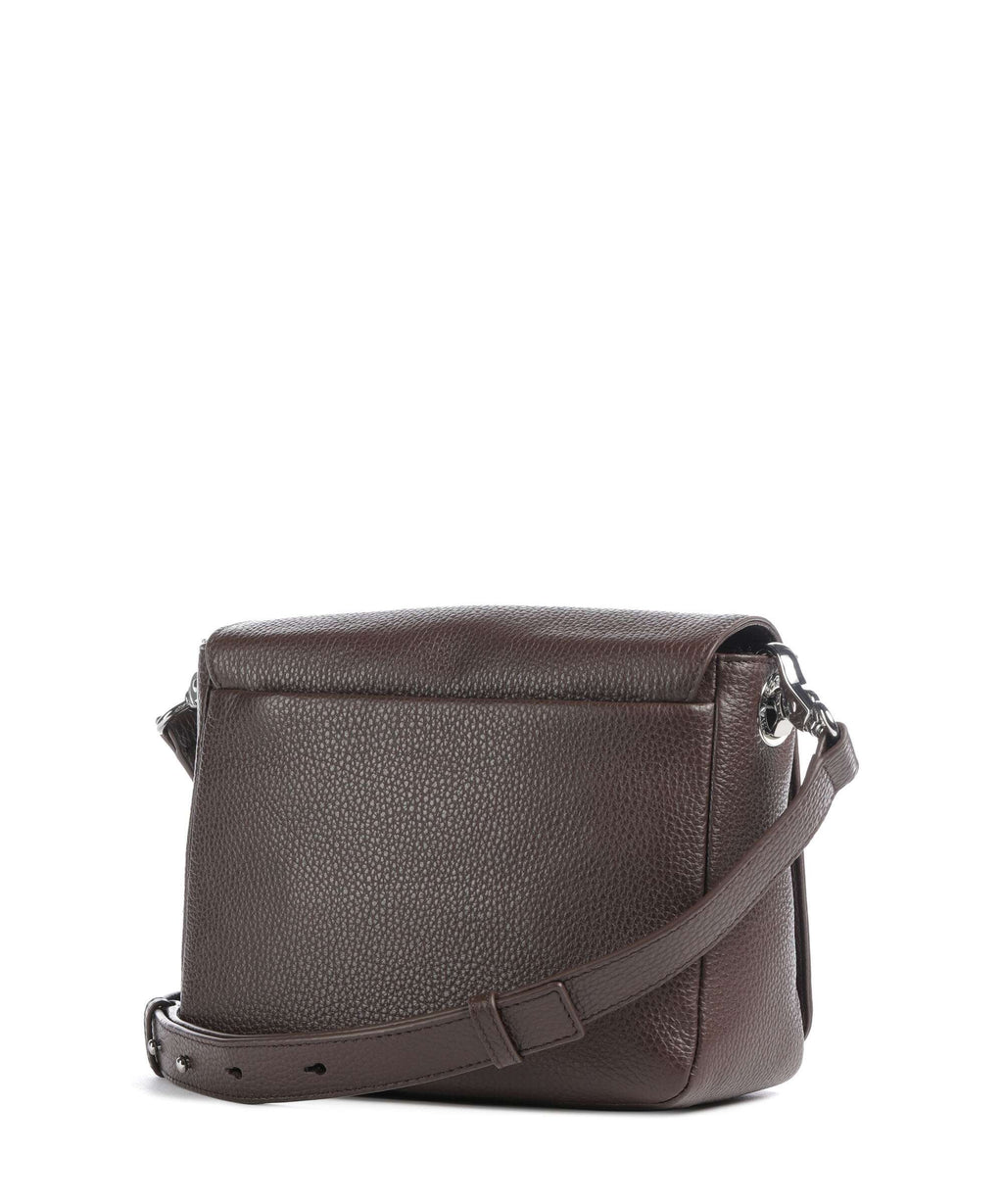 Mandarina Duck Mellow Leather Crossbody bag espresso
