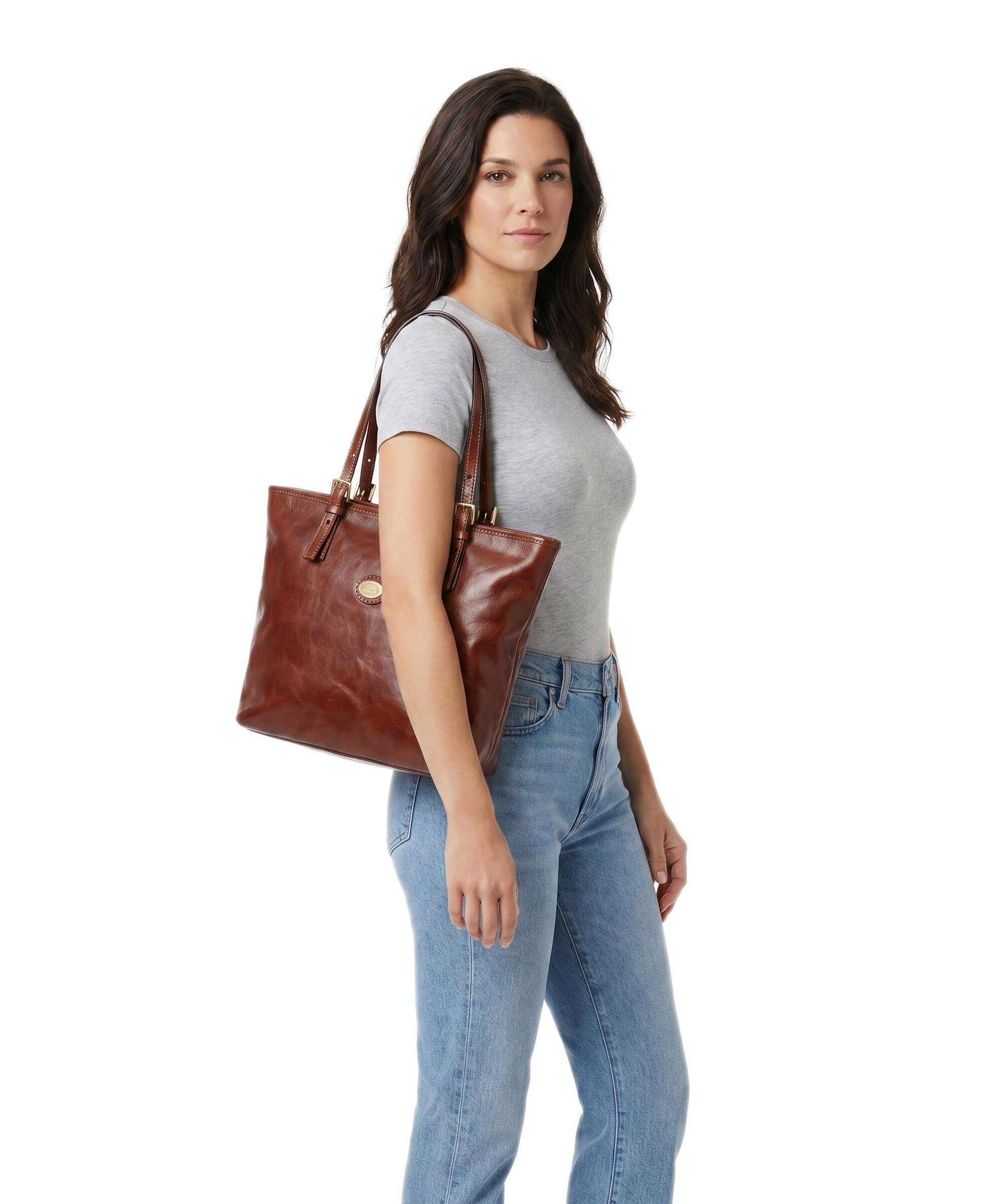 The Bridge Story Donna Tote bag marrone