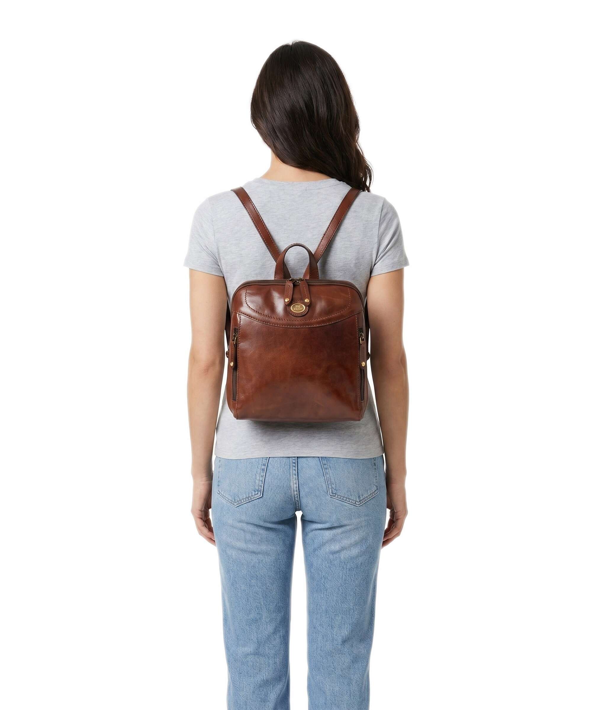 The Bridge Story Donna Backpack marrone