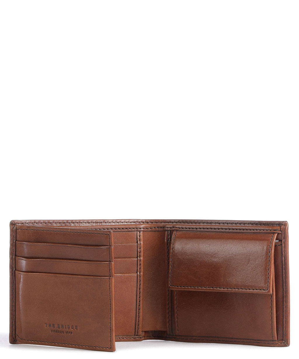 The Bridge Story Uomo Wallet marrone