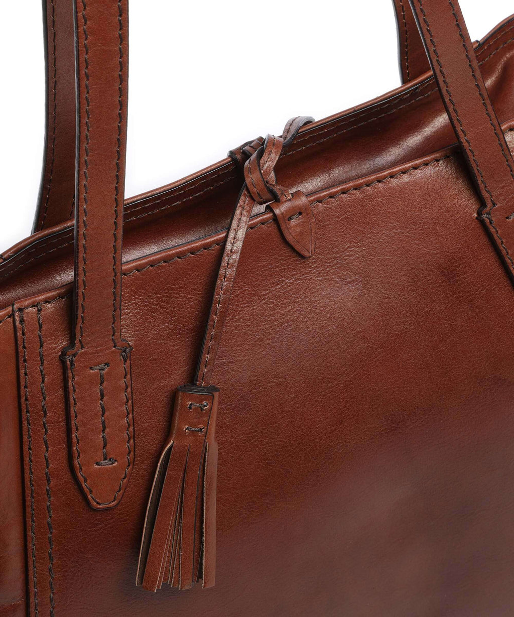 The Bridge Florentin Tote bag marrone