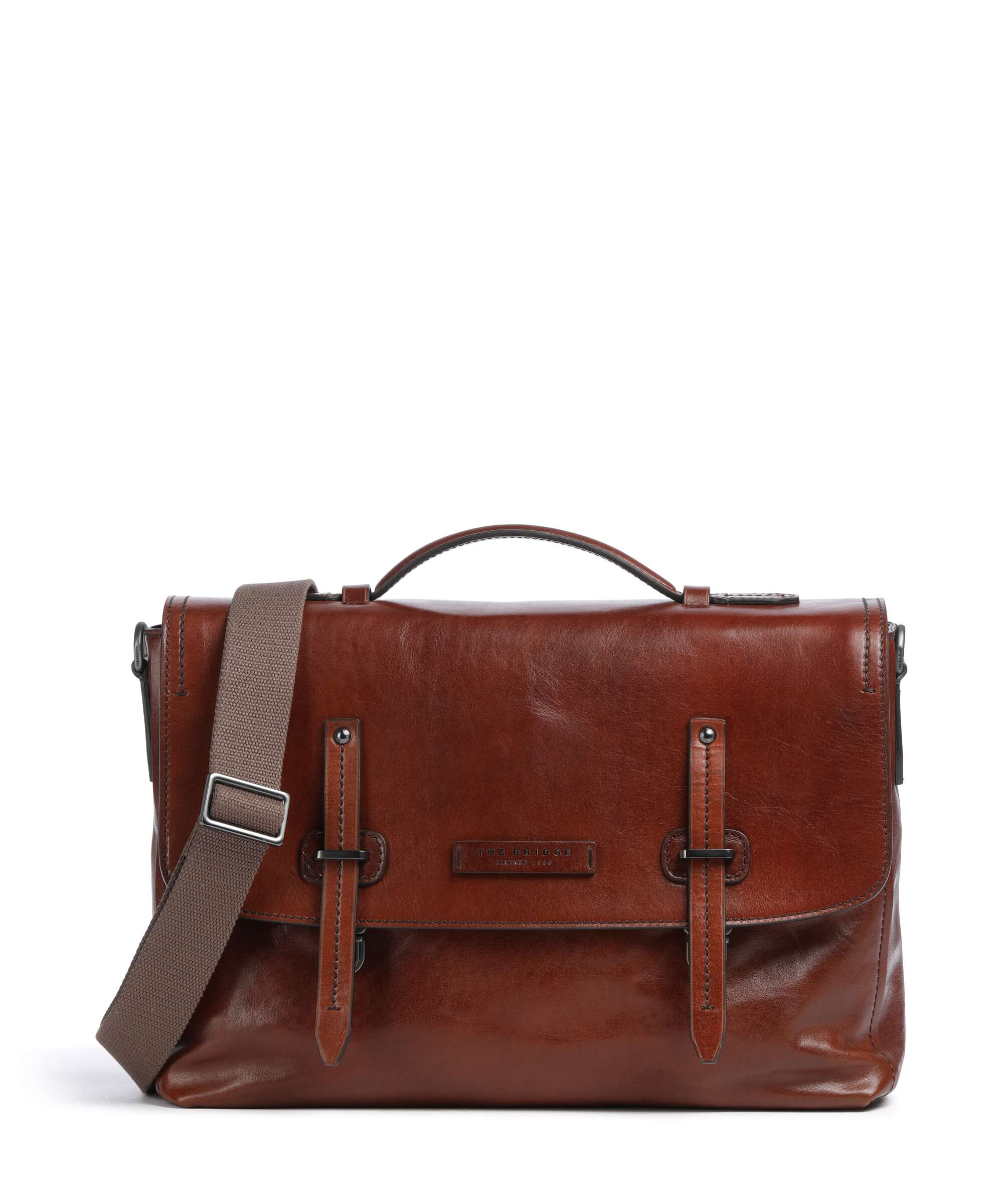 The Bridge Kallio Briefcase marrone/opaco