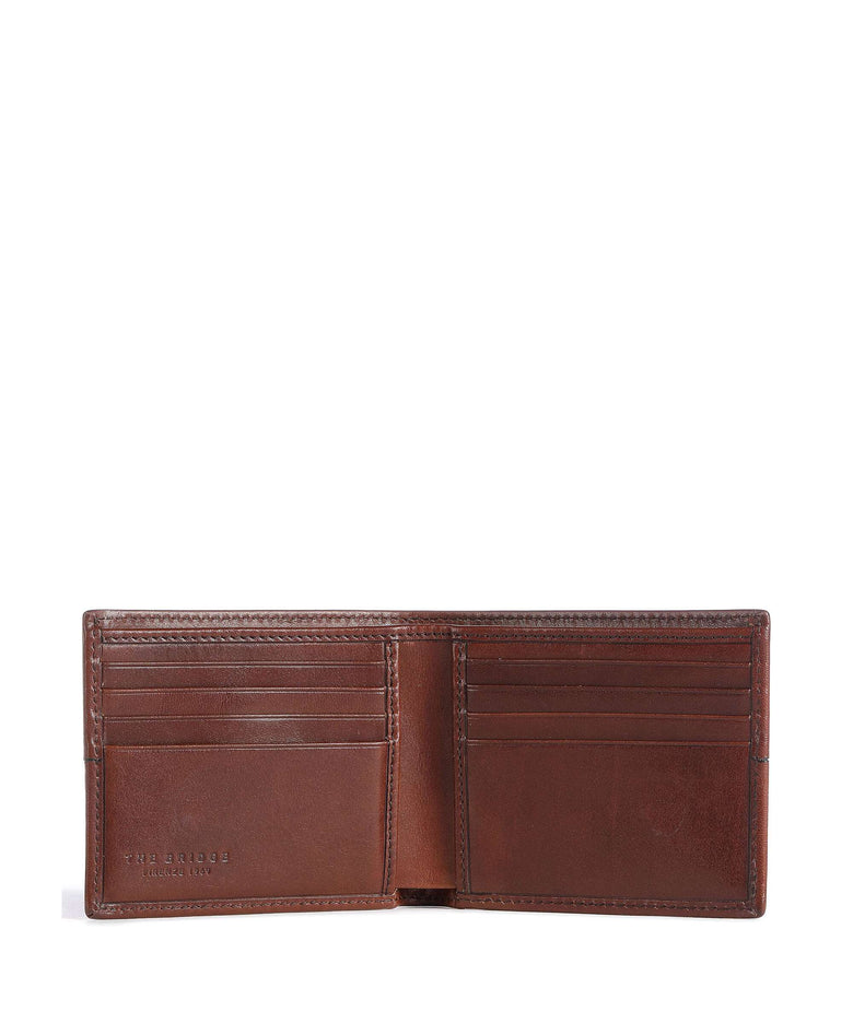 The Bridge Vespucci Credit card holder marrone