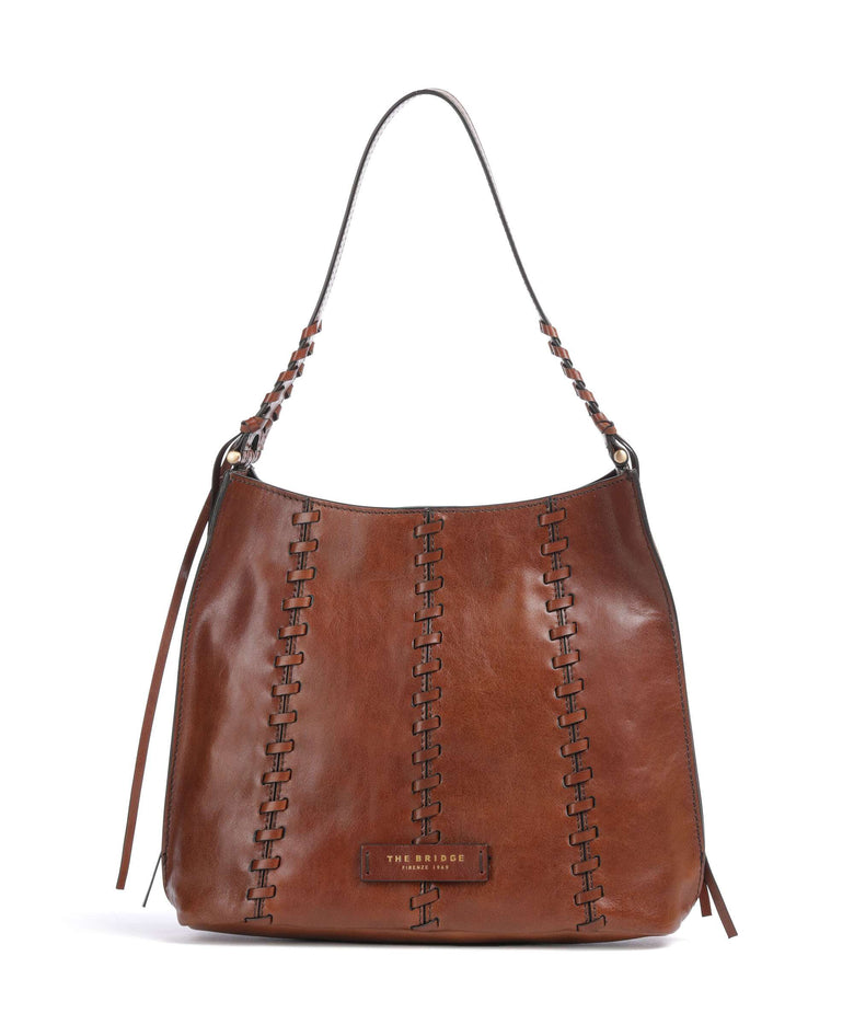 The Bridge Febe Wow Hobo bag marrone