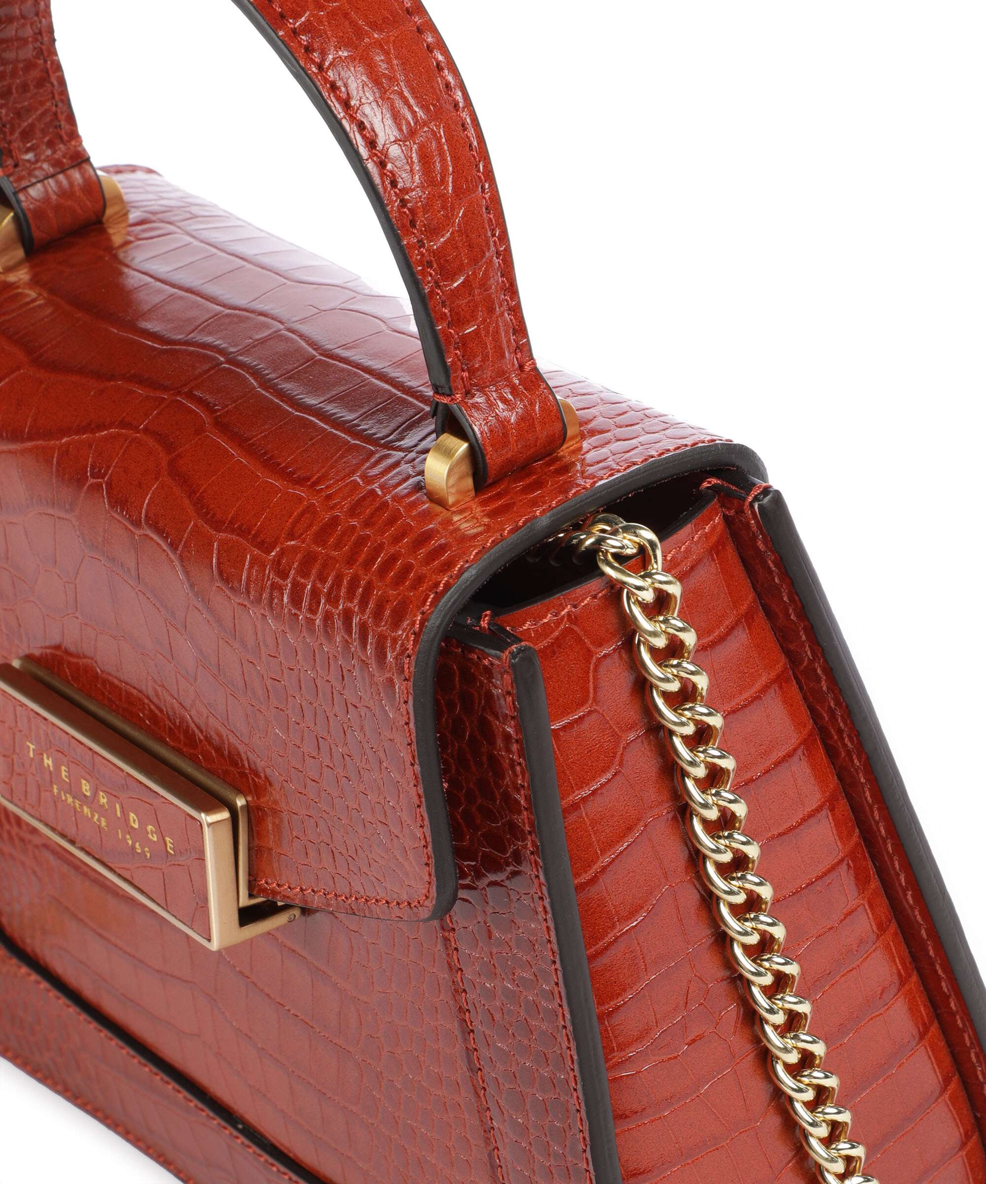 The Bridge Ginevra Wow Crossbody bag burnt orange